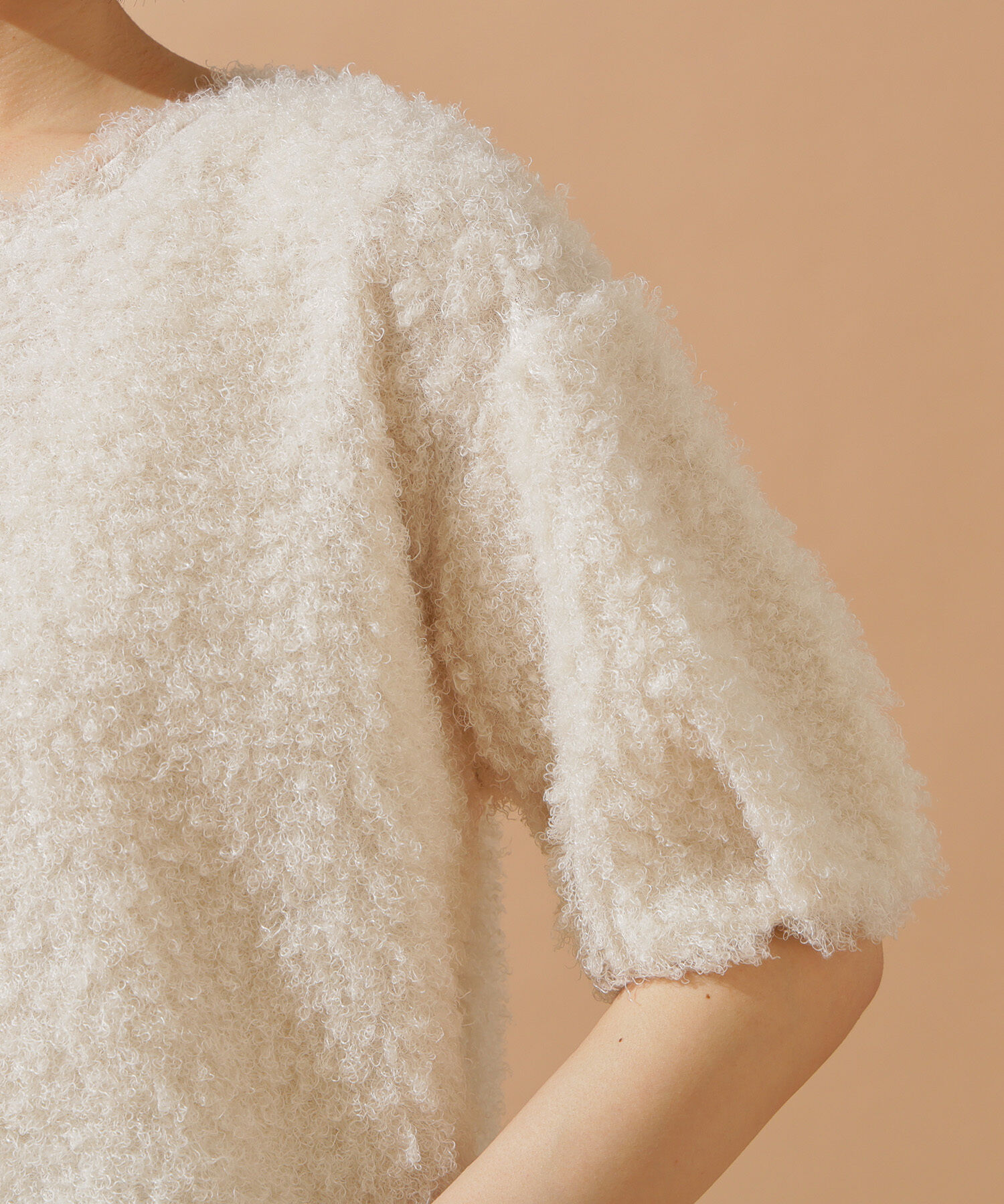  「カーリーフォルムトップス」|Tシャツ・カットソー|