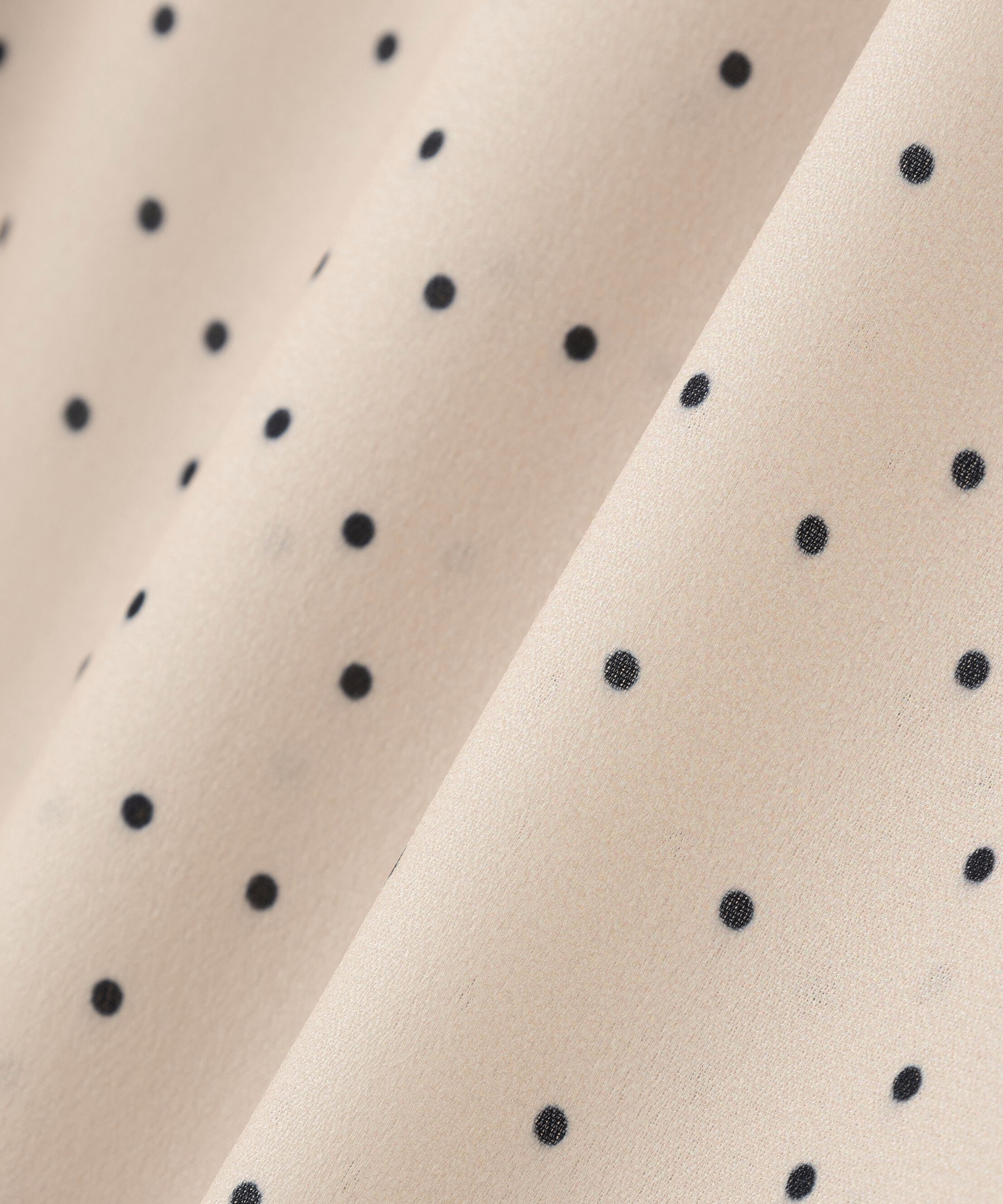  「ドットバイカラーボウタイブラウス」|シャツ・ブラウス|