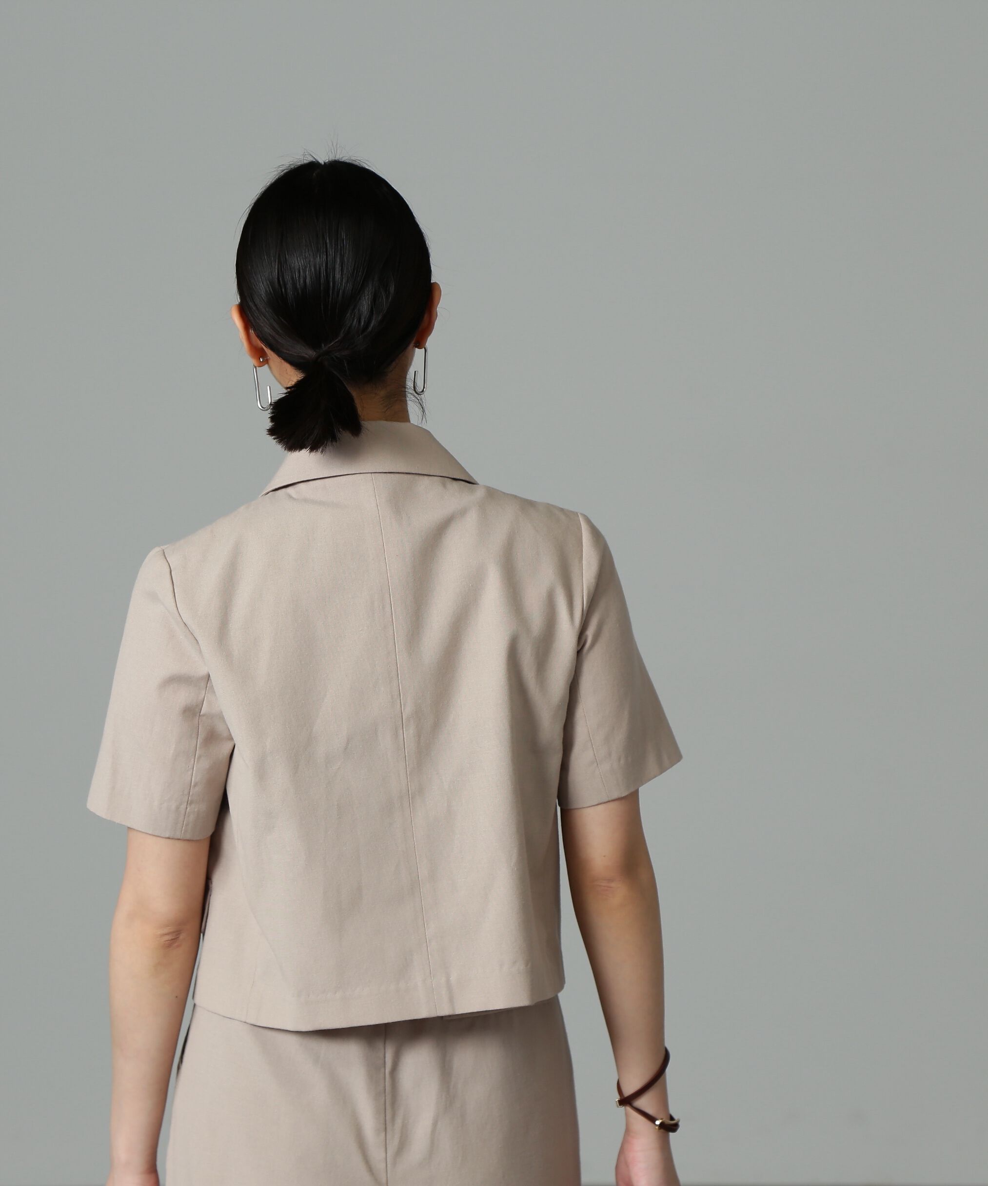  「[ｾｯﾄｱｯﾌﾟ対応][Sｼﾘｰｽﾞ対応商品]綿麻ｼｮｰﾄ丈ﾊｰﾌｽﾘｰ  」|その他|