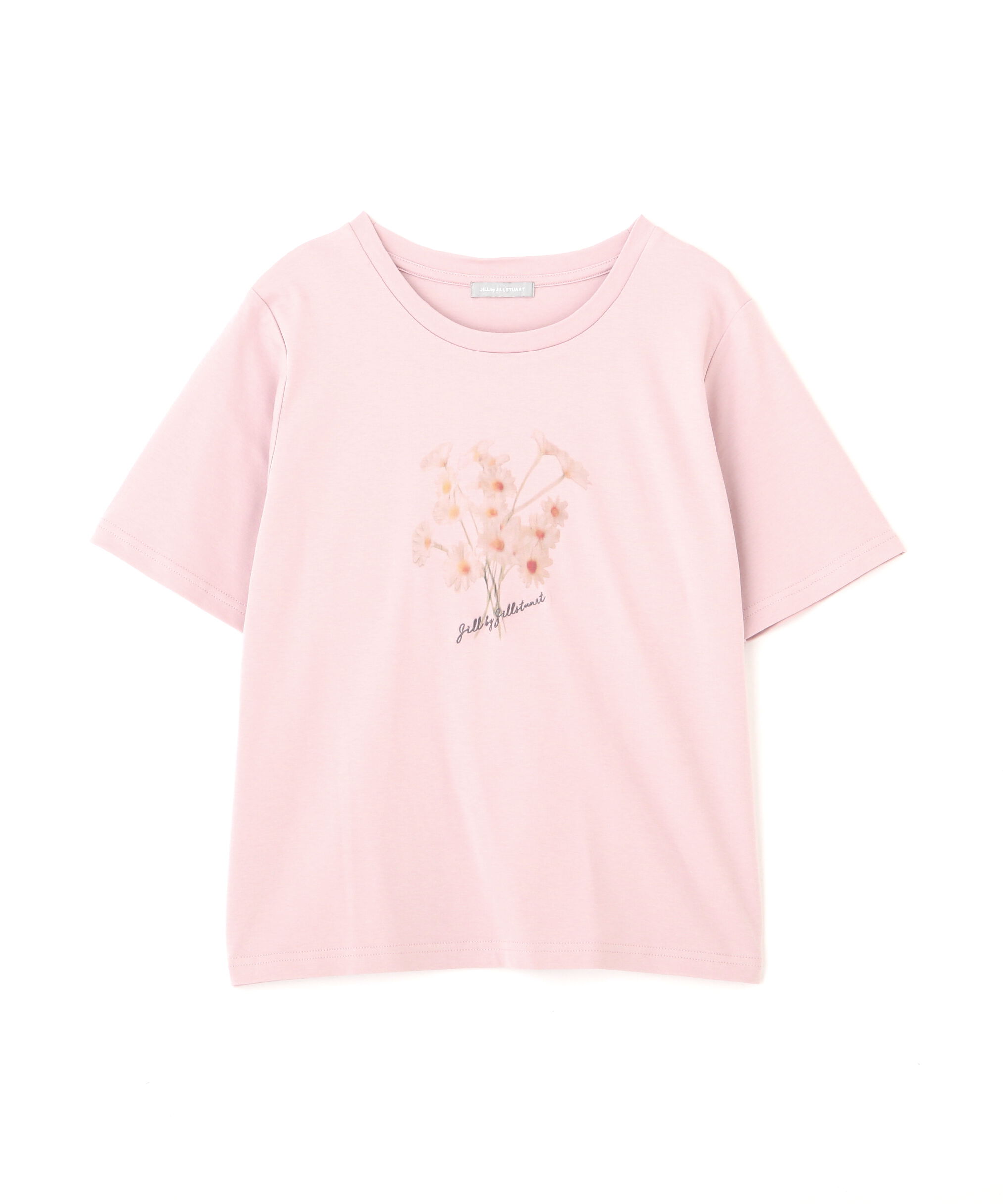  「アートフラワープリントTシャツ」|Tシャツ・カットソー|