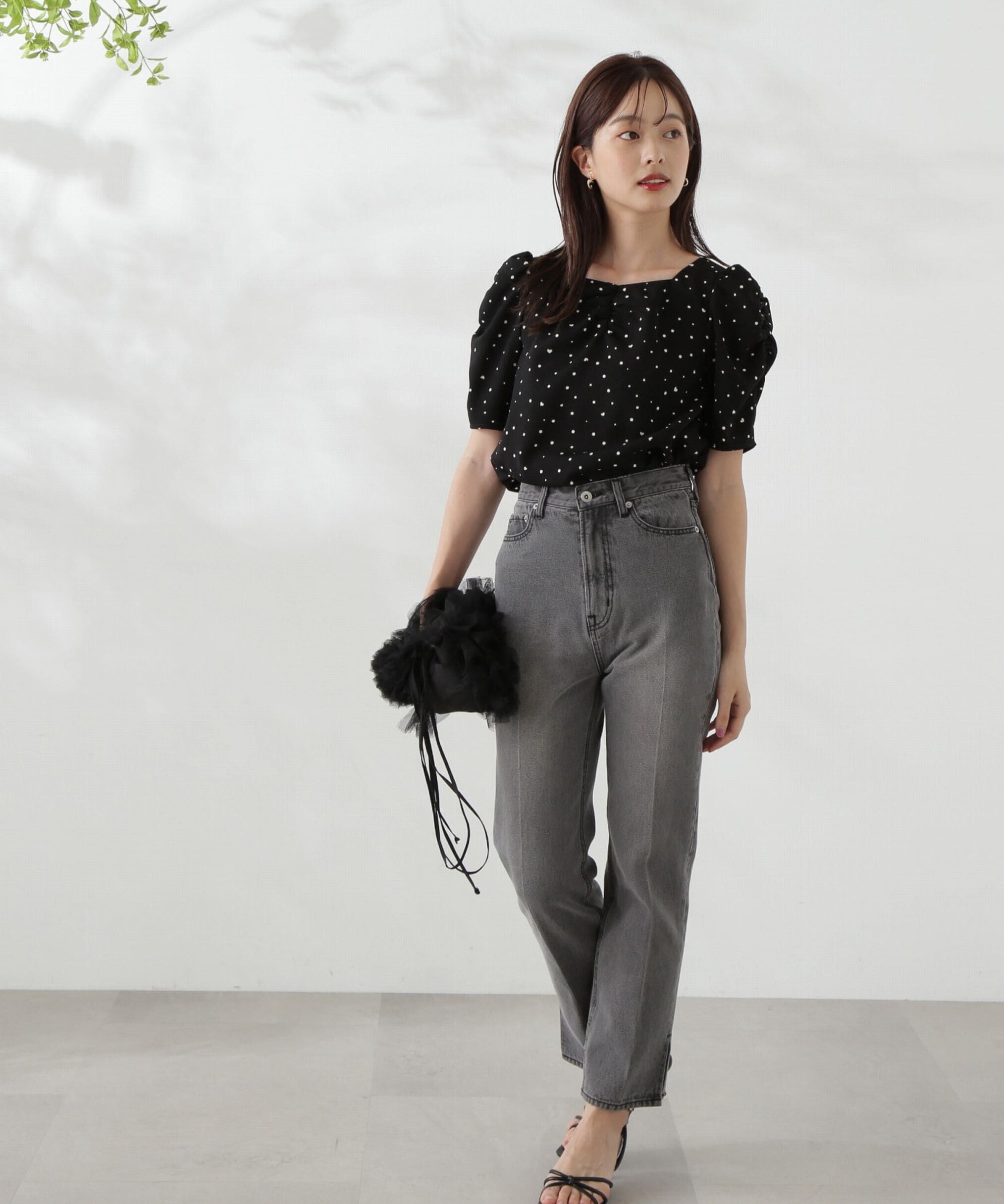 PROPORTION BODY DRESSING「ハートドットブラウス」|シャツ・ブラウス|