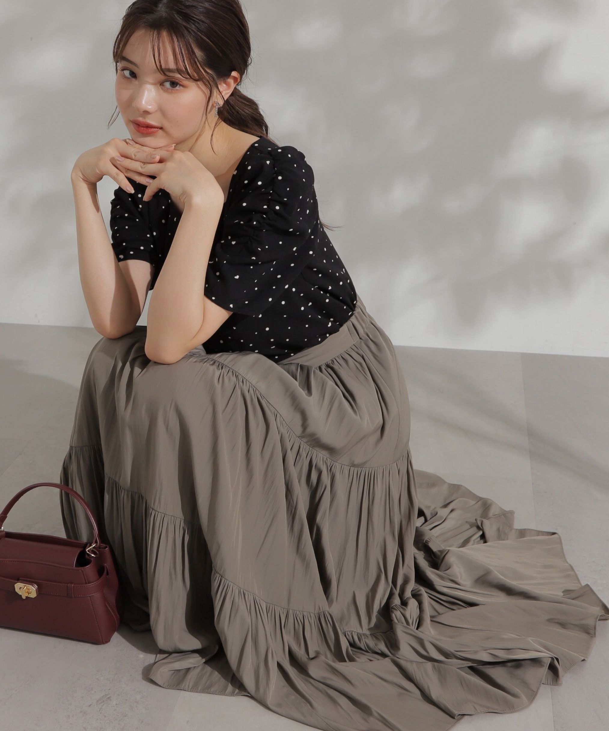 PROPORTION BODY DRESSING「ハートドットブラウス」|シャツ・ブラウス|