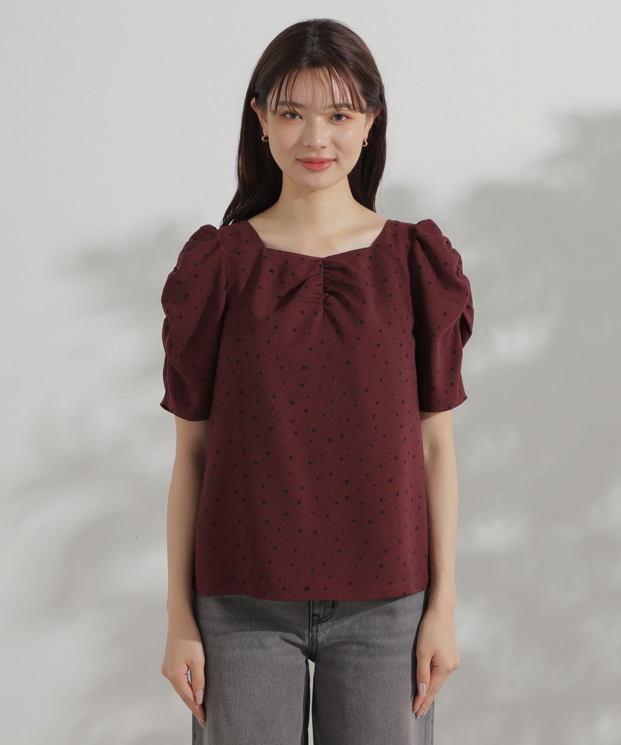 PROPORTION BODY DRESSING「ハートドットブラウス」|シャツ・ブラウス|