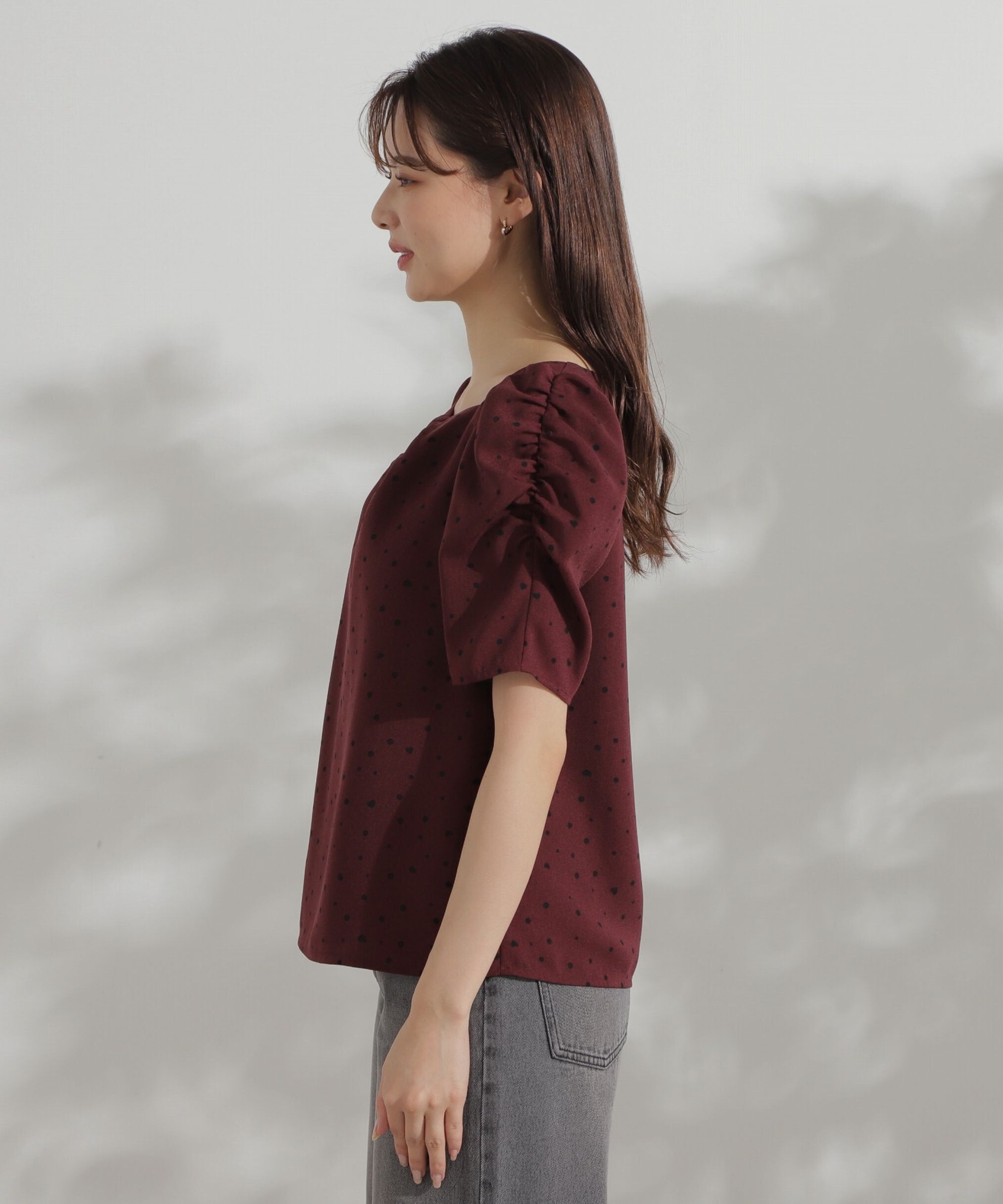 PROPORTION BODY DRESSING「ハートドットブラウス」|シャツ・ブラウス|