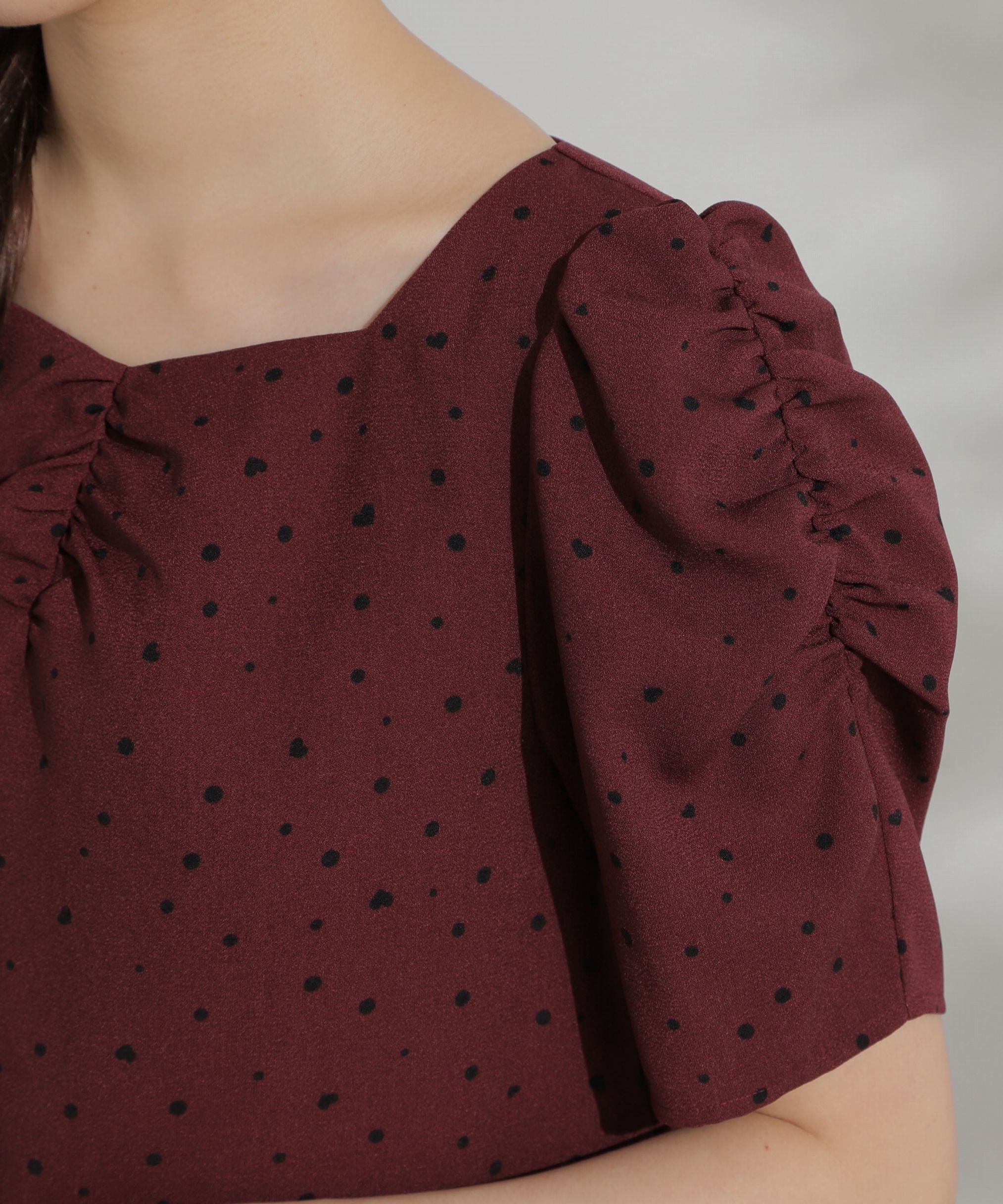 PROPORTION BODY DRESSING「ハートドットブラウス」|シャツ・ブラウス|