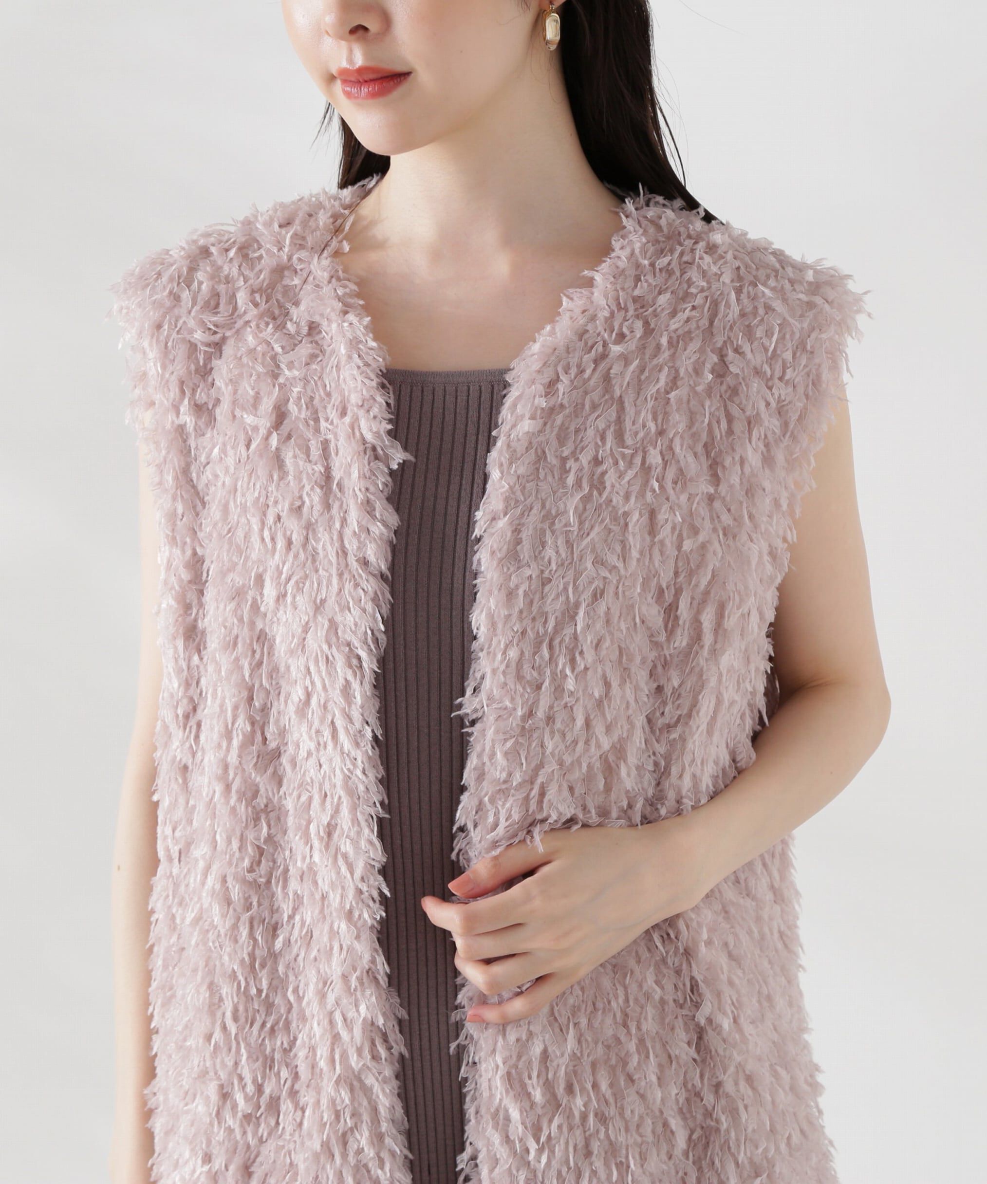 PROPORTION BODY DRESSING「フェザーヤーンジレセットニットワンピース24AW」|ワンピース|