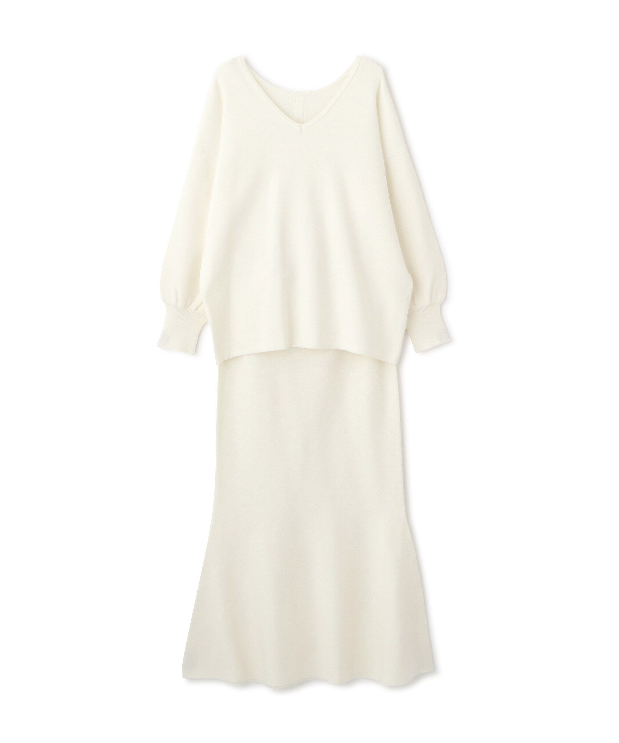 PROPORTION BODY DRESSING「マトンスリーブニットセットアップ　24AW」|ワンピース|