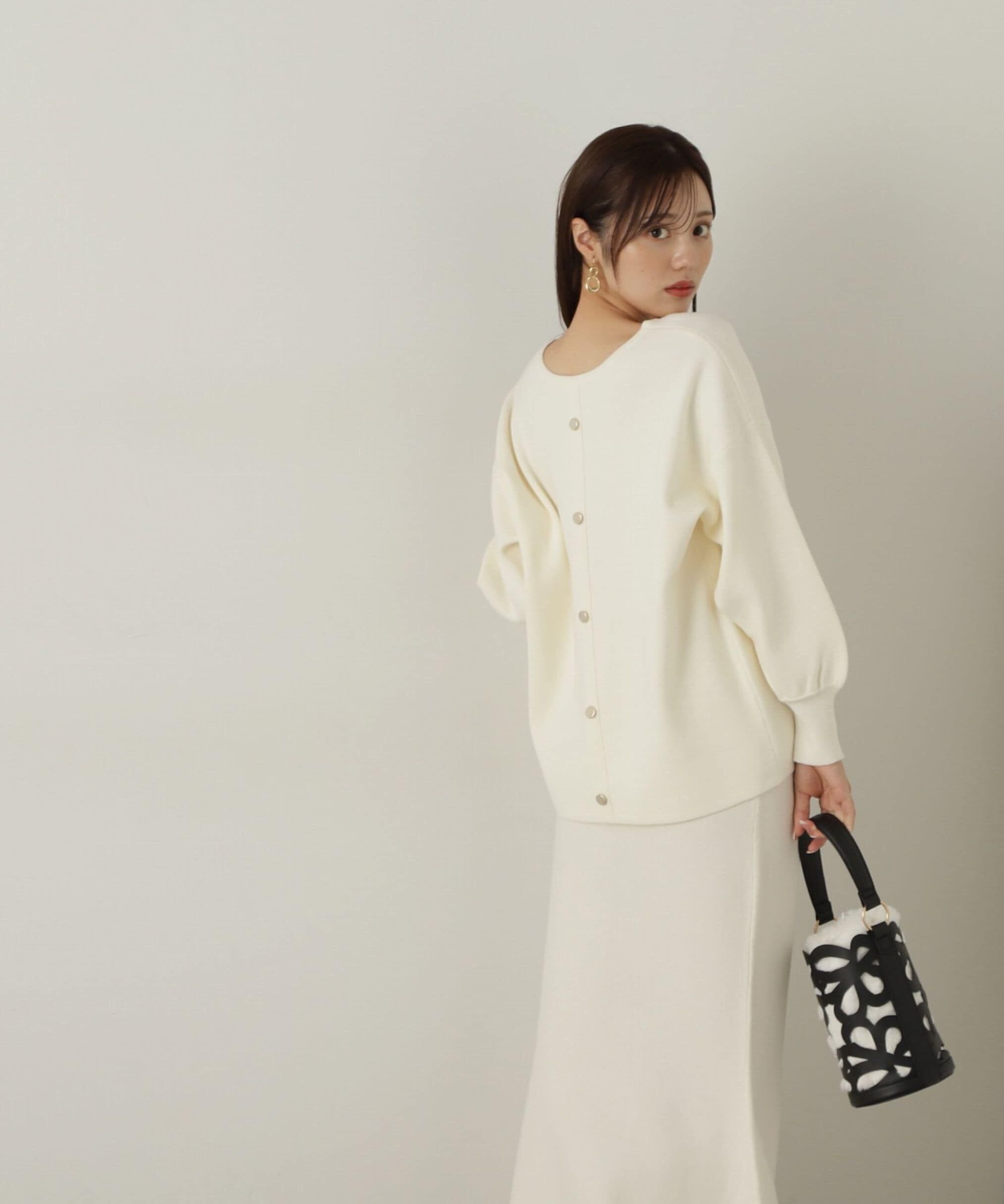 PROPORTION BODY DRESSING「マトンスリーブニットセットアップ　24AW」|ワンピース|