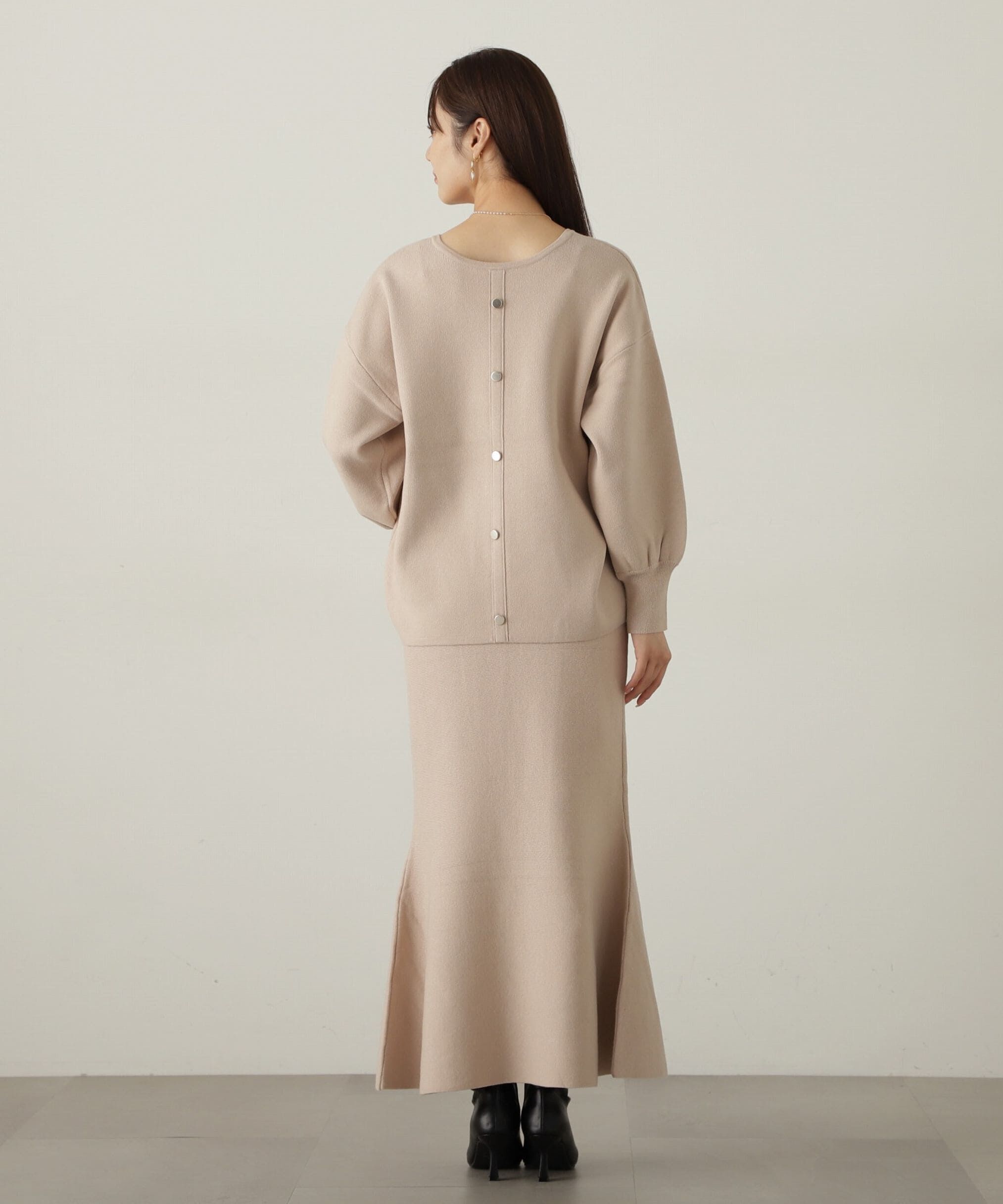 PROPORTION BODY DRESSING「マトンスリーブニットセットアップ　24AW」|ワンピース|