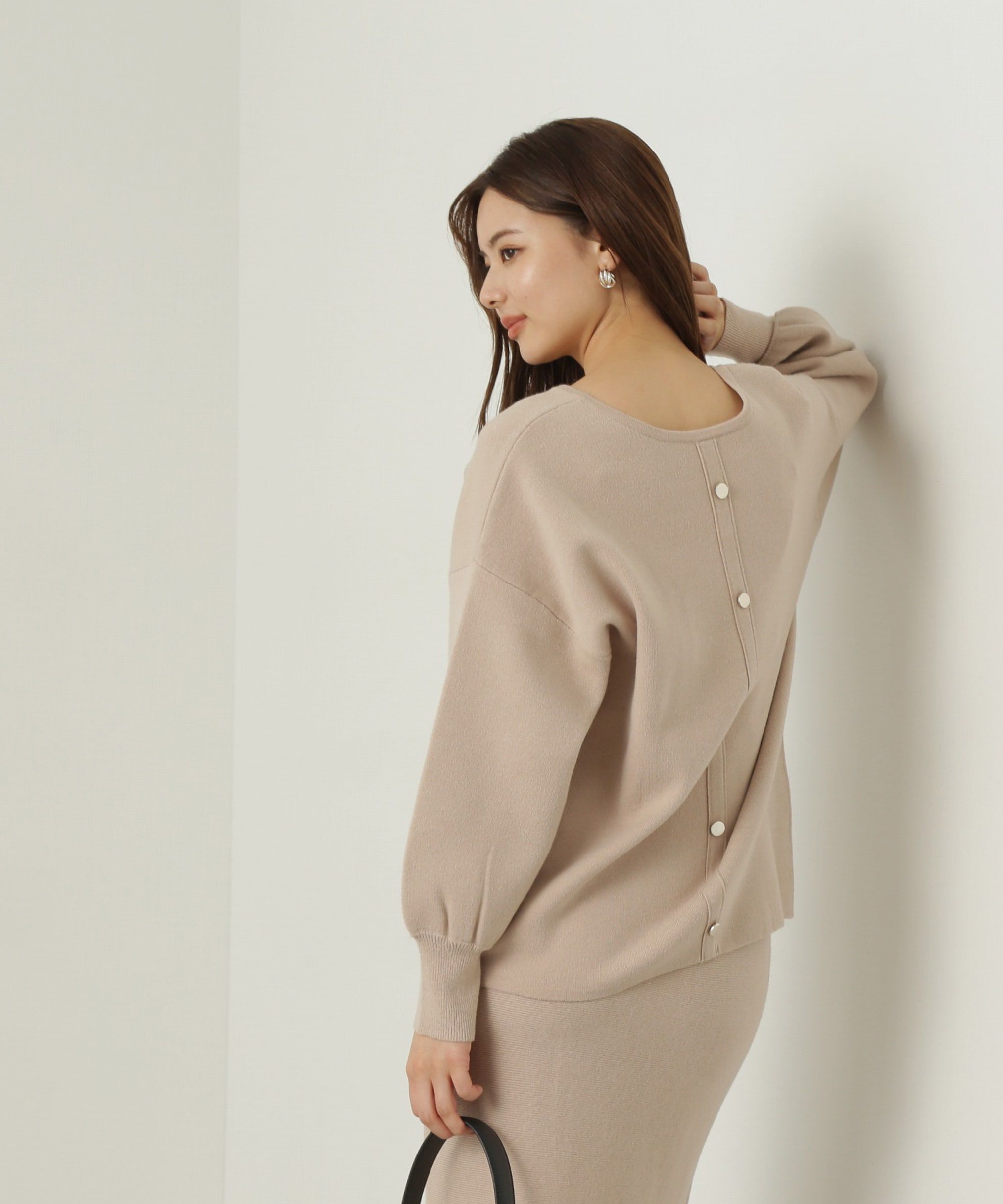 PROPORTION BODY DRESSING「マトンスリーブニットセットアップ　24AW」|ワンピース|