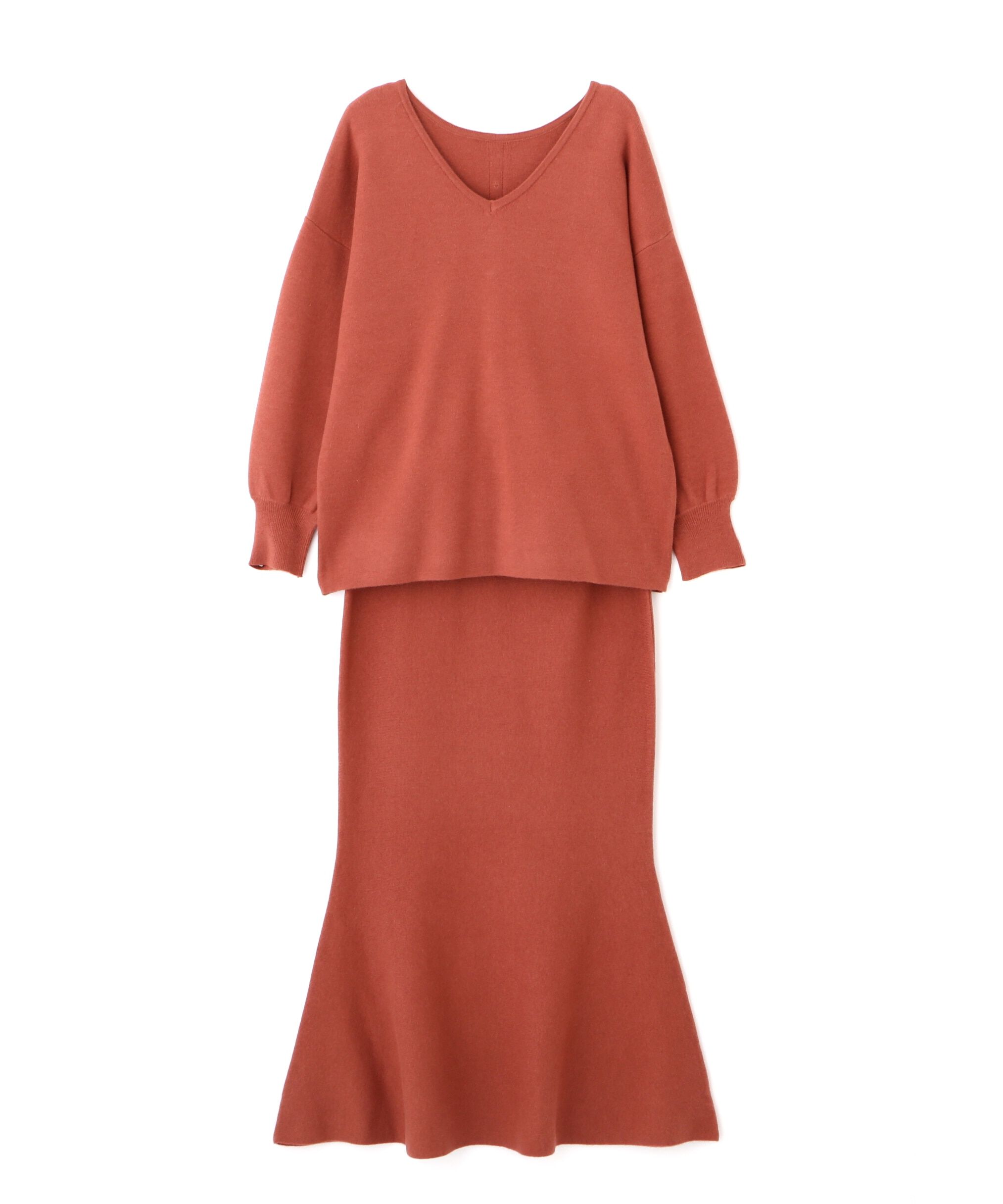 PROPORTION BODY DRESSING「マトンスリーブニットセットアップ　24AW」|ワンピース|