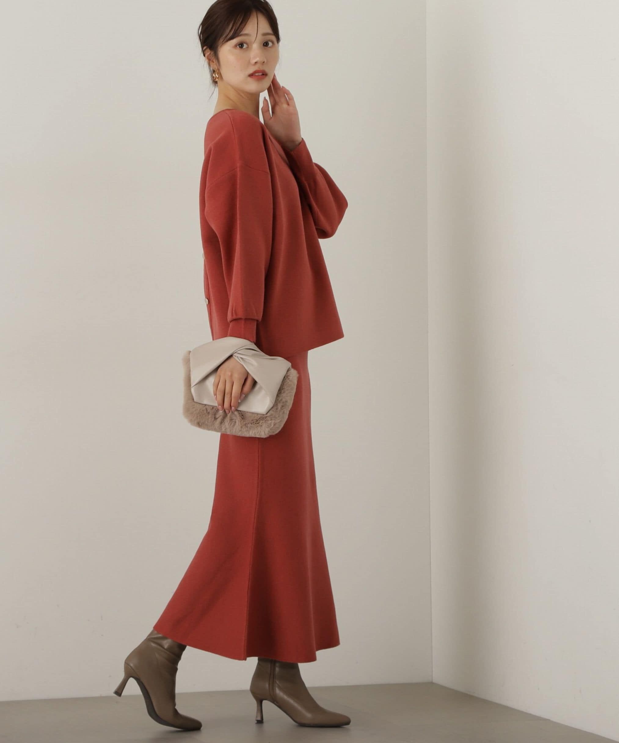 PROPORTION BODY DRESSING「マトンスリーブニットセットアップ　24AW」|ワンピース|