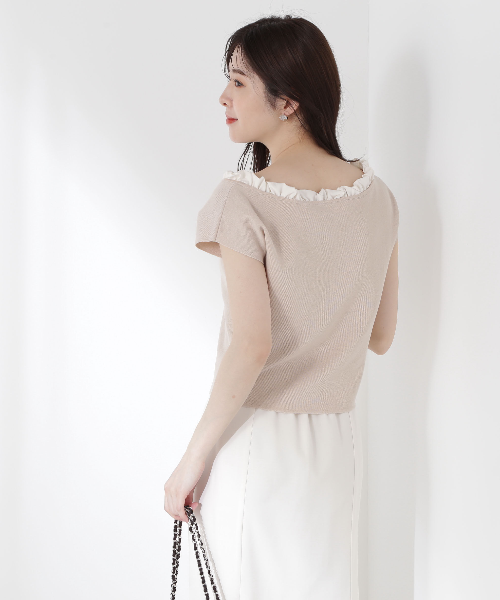 PROPORTION BODY DRESSING「フリル総針ニット」|ニット・セーター|