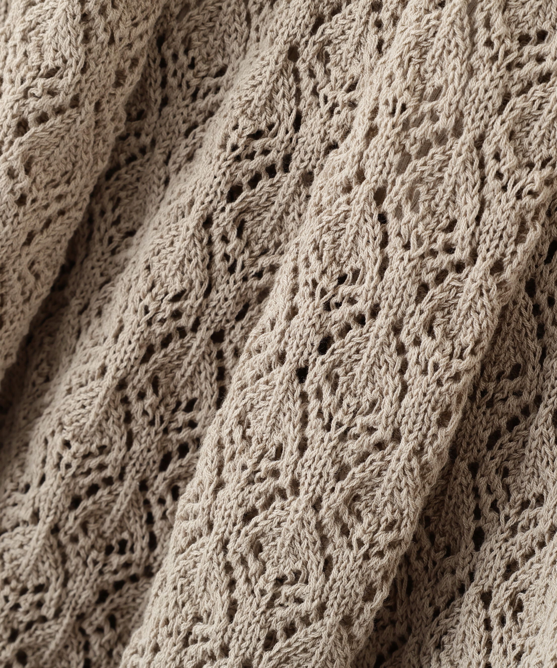 PROPORTION BODY DRESSING「《EDIT COLOGNE》透かし編みペプラム SET UP」|ニット・セーター|