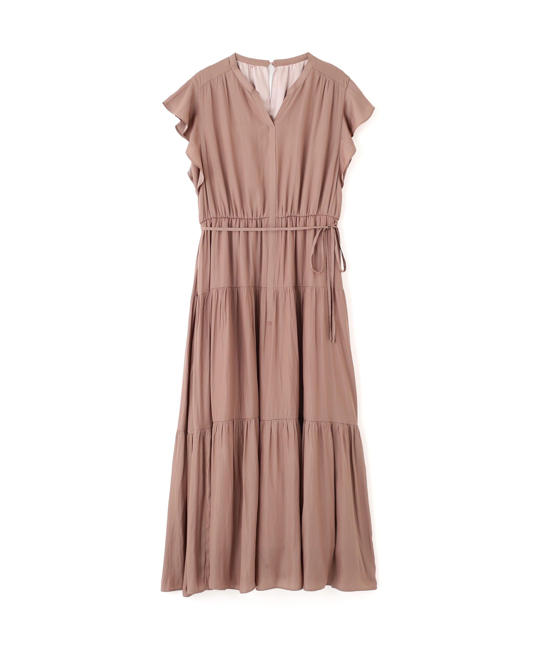 PROPORTION BODY DRESSING「リボン付きギャザーワンピース」|ワンピース|