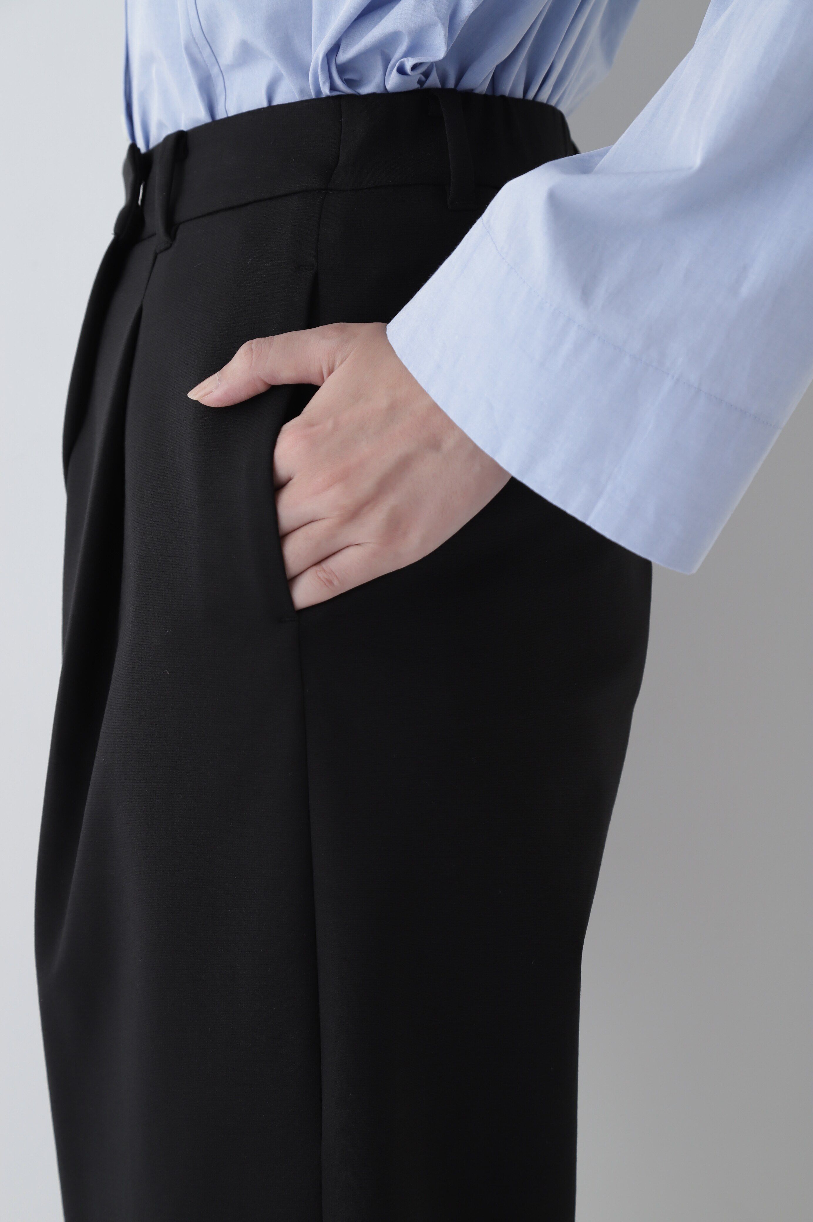  「◆ストレッチポンチタックテーパードパンツ」|その他|