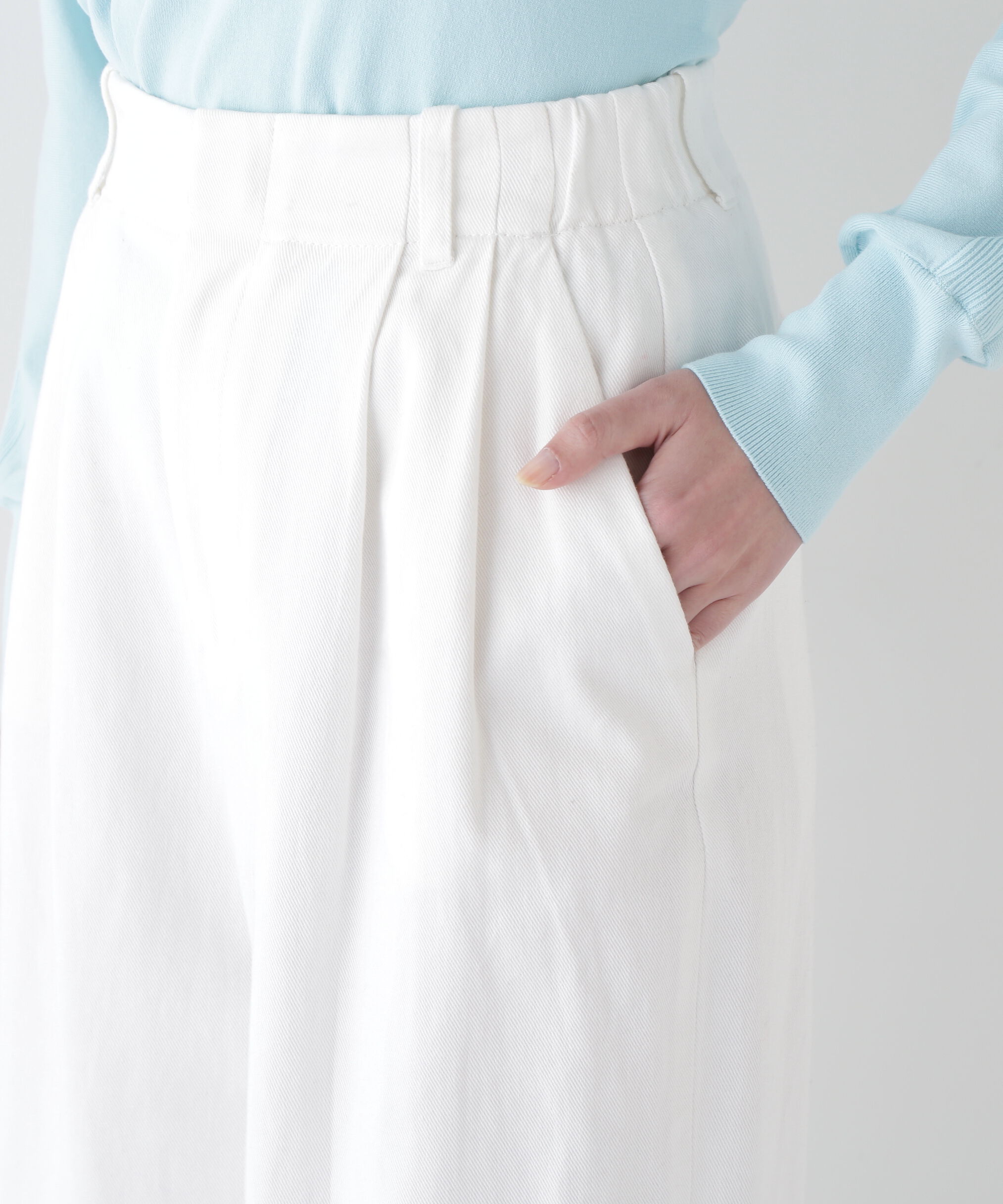  「◆コットン麻カツラギタックパンツ」|その他|