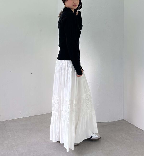archives「コットンライクシャーリングティアードスカート」|スカート|