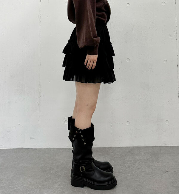 archives「アニマルソートフリルティアードスカート」|スカート|