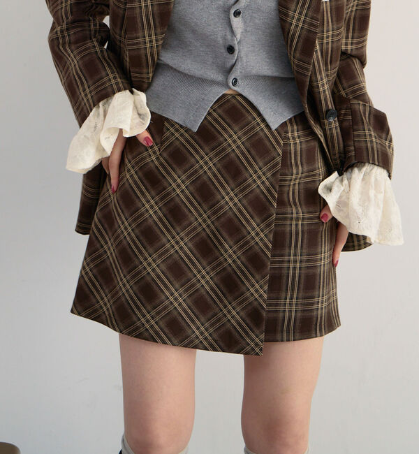 archives「&rsquo;【ＳＥＴＵＰ対応】ラップミニスカート&rsquo;」|スカート|BROWN