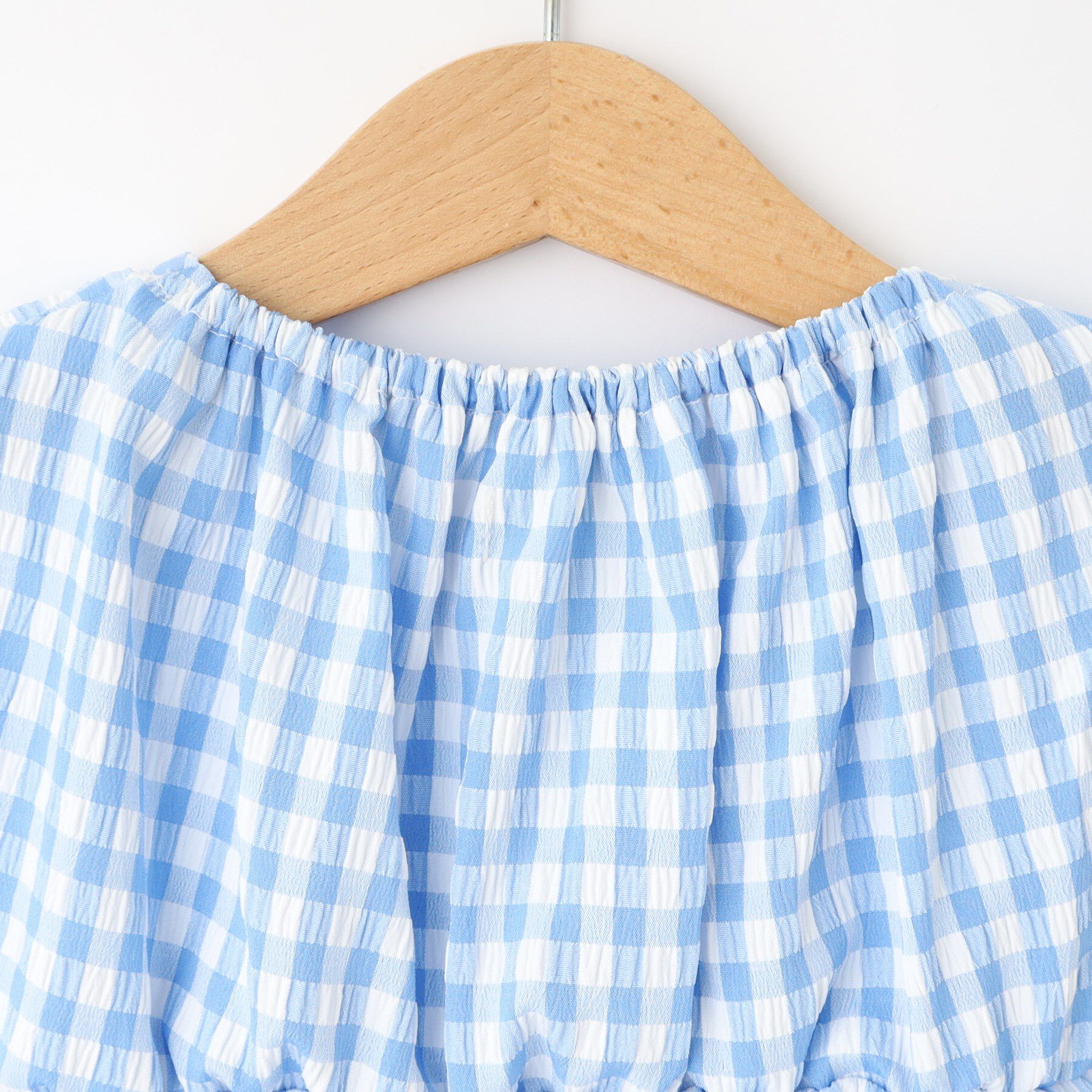 SHOO･LA･RUE「【100-150cm】着るだけでコーデが決まる ギンガムチェックセットアップ」|その他|