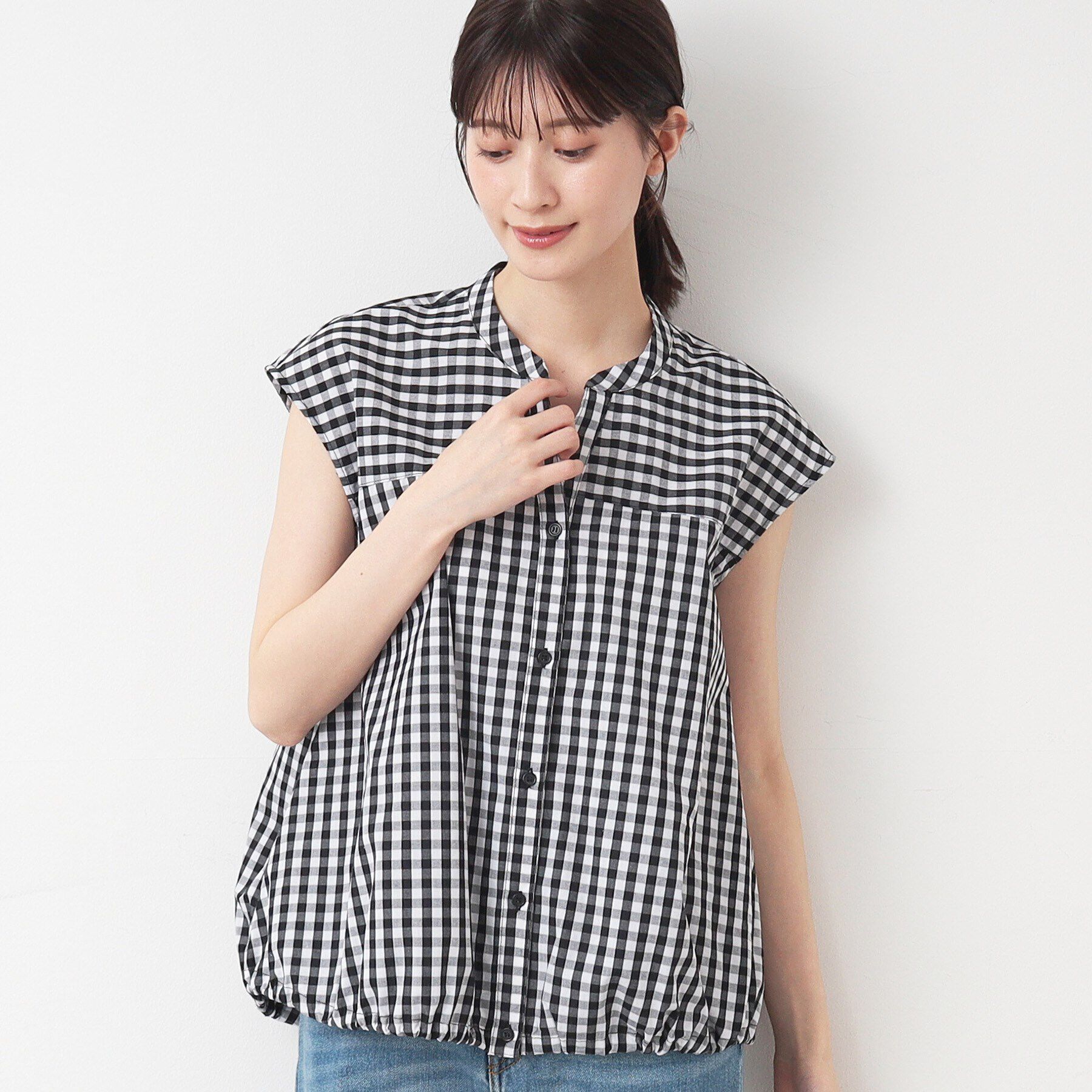 Dessin「【洗える】ドローコード付きブラウス（XS～L）」|シャツ・ブラウス|