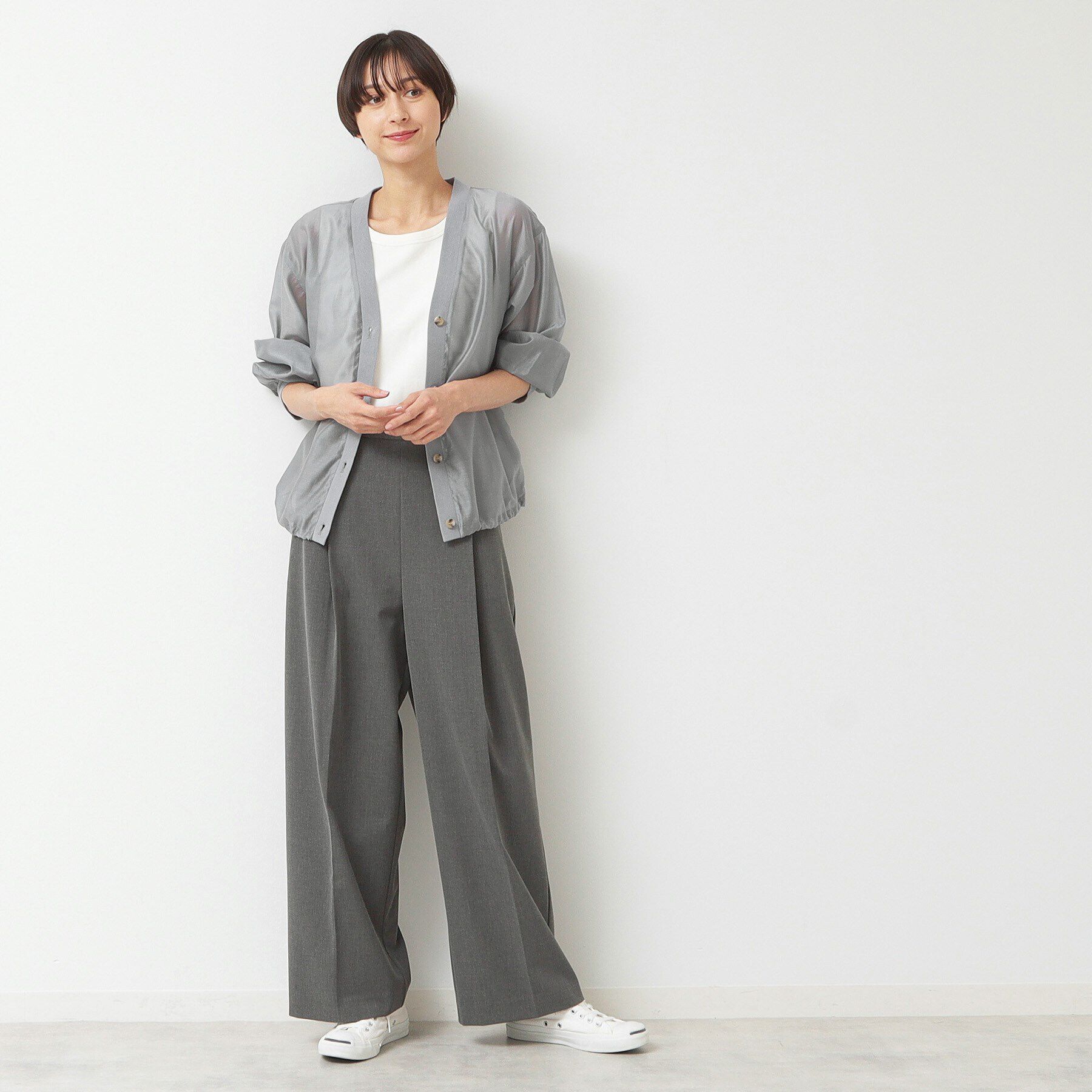 Dessin「【洗える】シアーブラウスカーディガン」|シャツ・ブラウス|