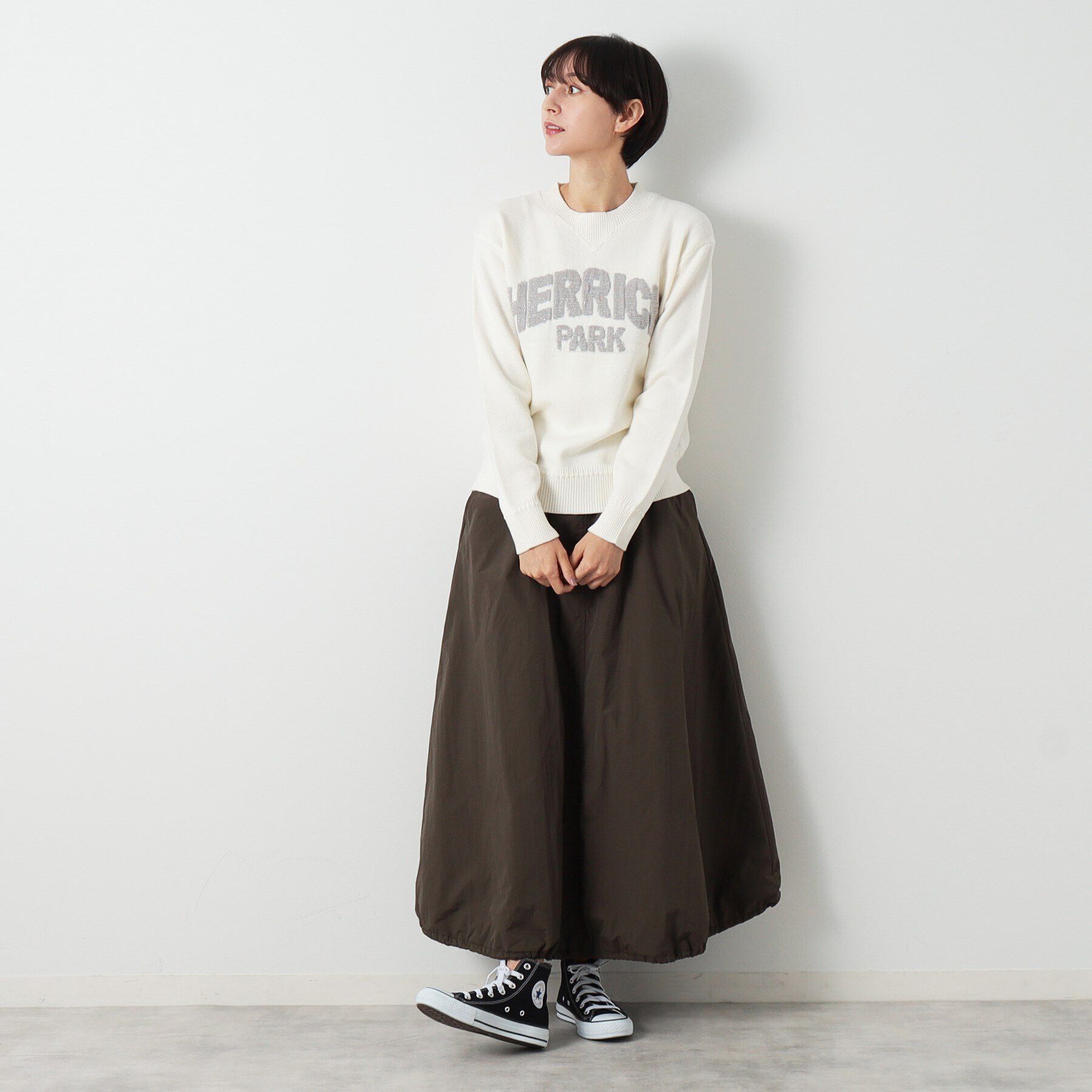 Dessin「【洗える】ラメロゴニット」|ニット・セーター|