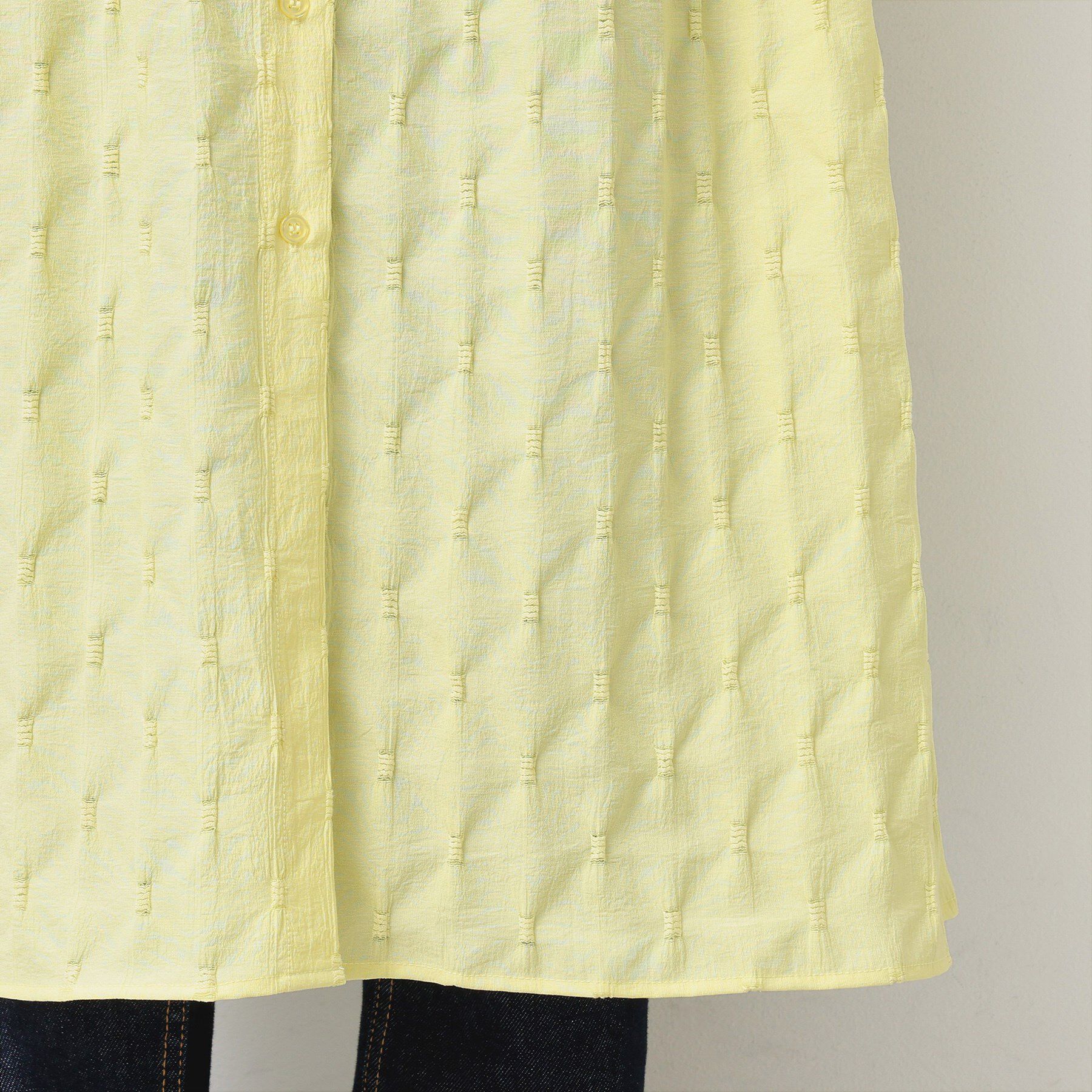 Dessin「【洗える／五分袖】ジャカードワンピース」|ワンピース|