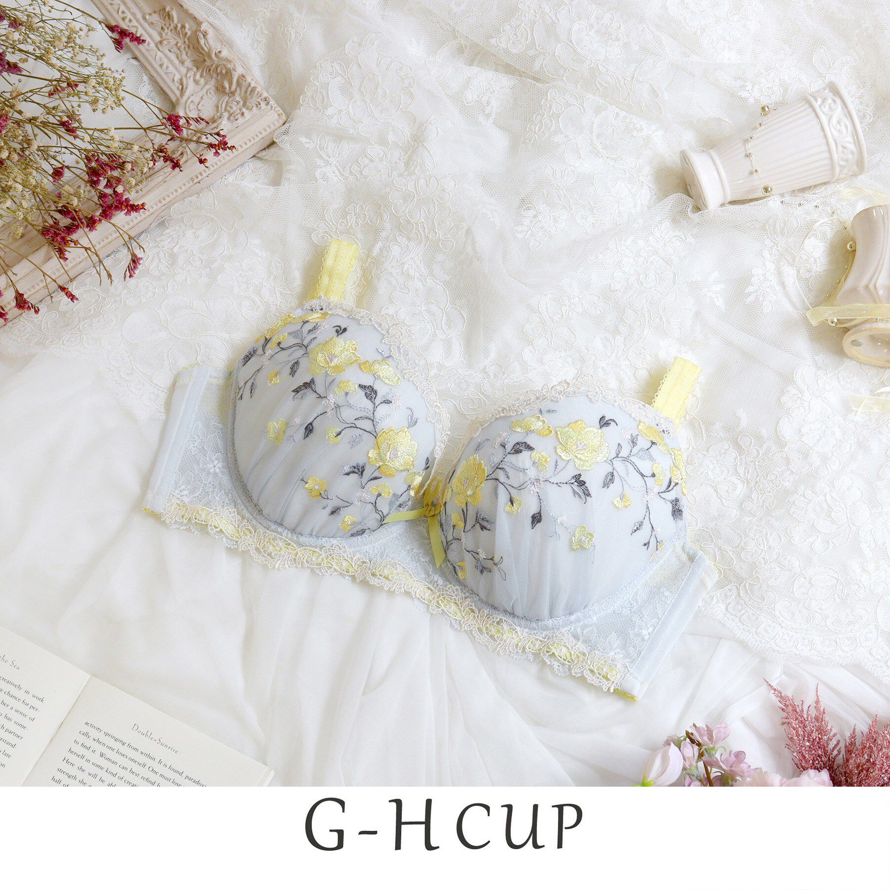 Risa Magli「ミステル ブラジャー」|インナー|ブルー(092)