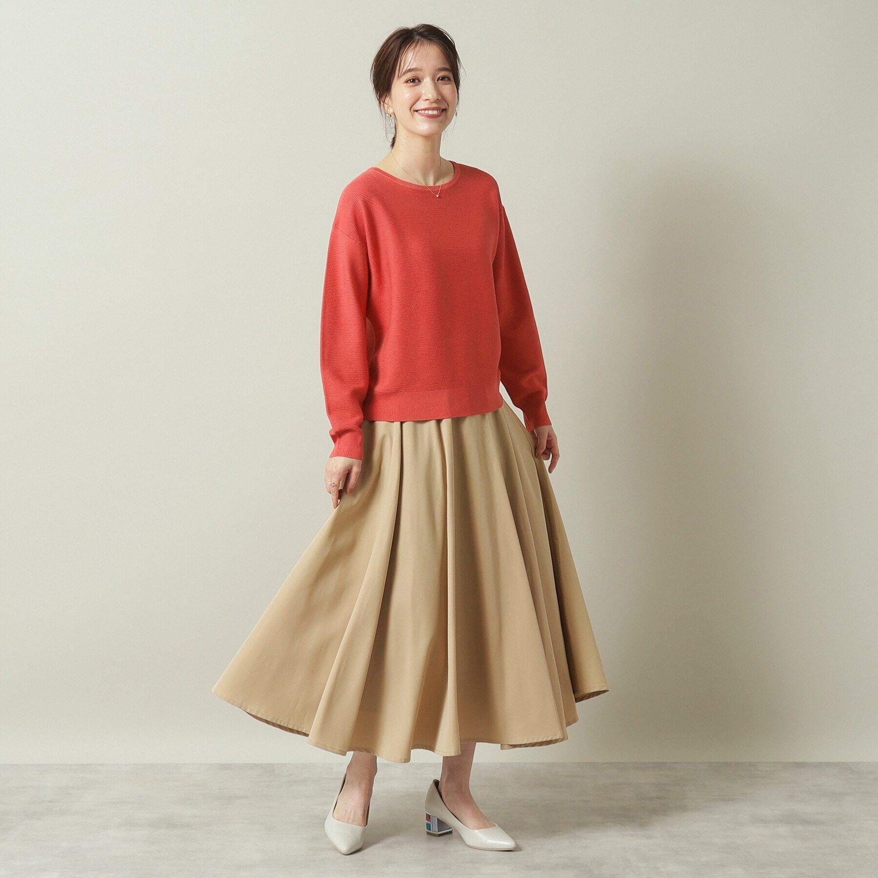 ITS&rsquo;DEMO「【マシンウォッシャブル】アンチピリングガーター編みニット」|ニット・セーター|