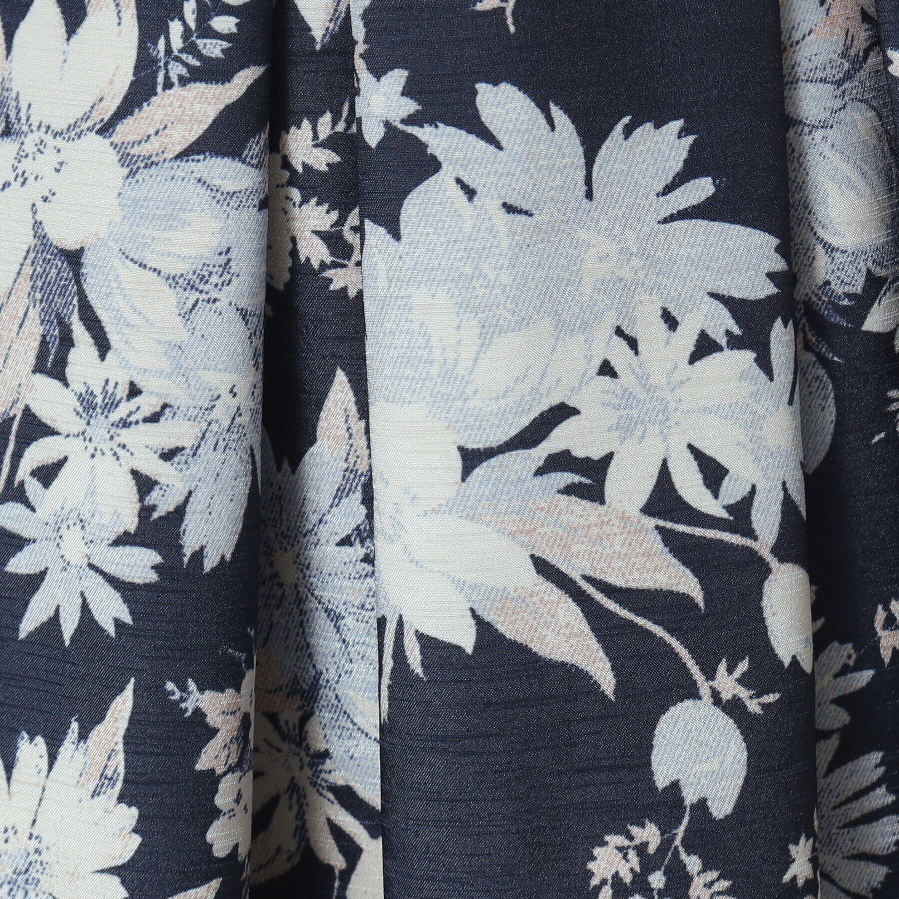 ITS&rsquo;DEMO「【手洗い可／後ろウエストゴム】シャンタン花柄スカート」|スカート|