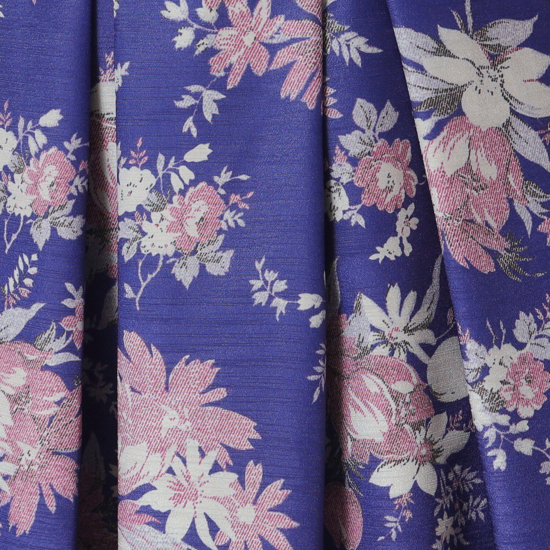 ITS&rsquo;DEMO「【手洗い可／後ろウエストゴム】シャンタン花柄スカート」|スカート|