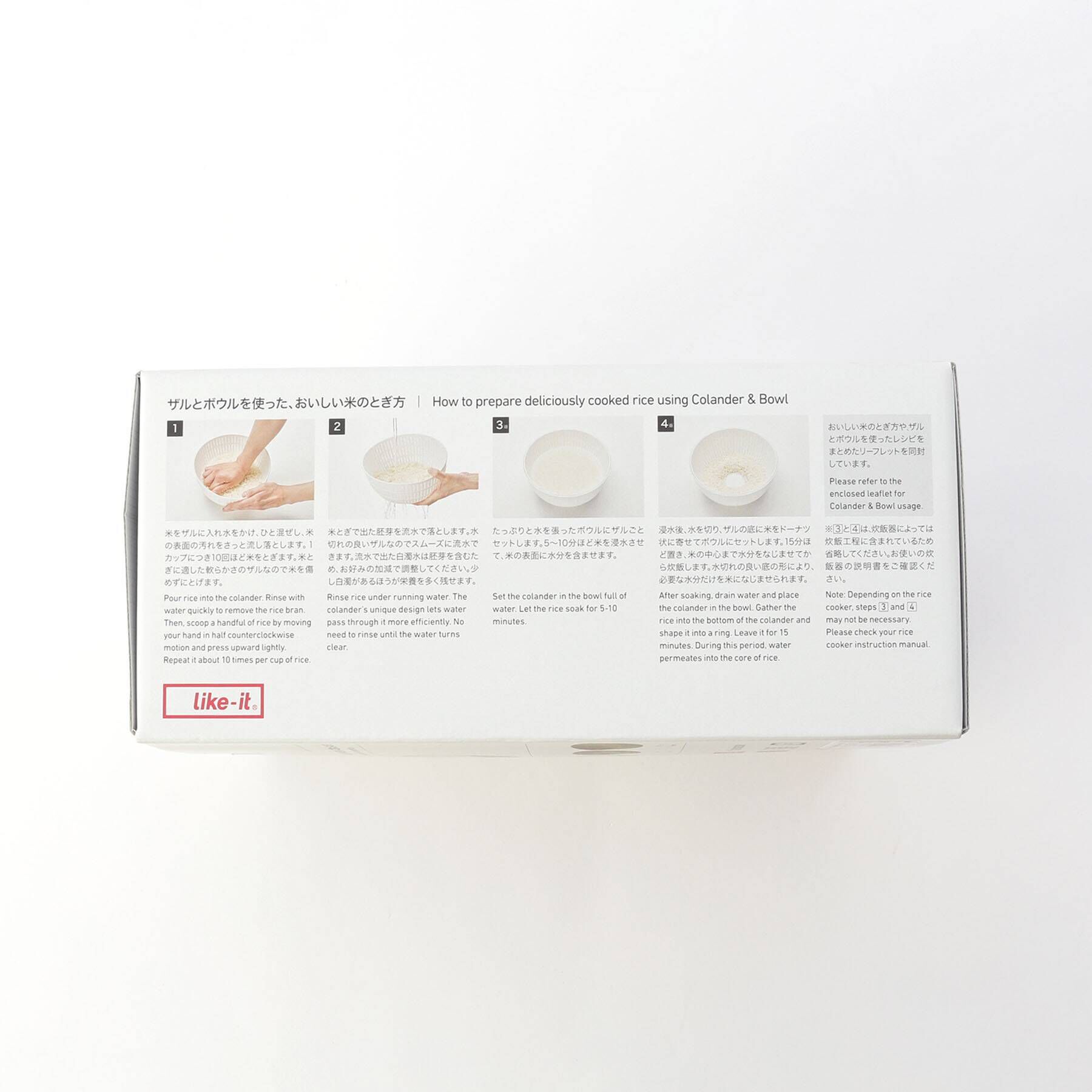 212 KITCHEN STORE「米とぎにも使えるザルとボール GY ＜like-it ライクイット＞」|食器・キッチングッズ|