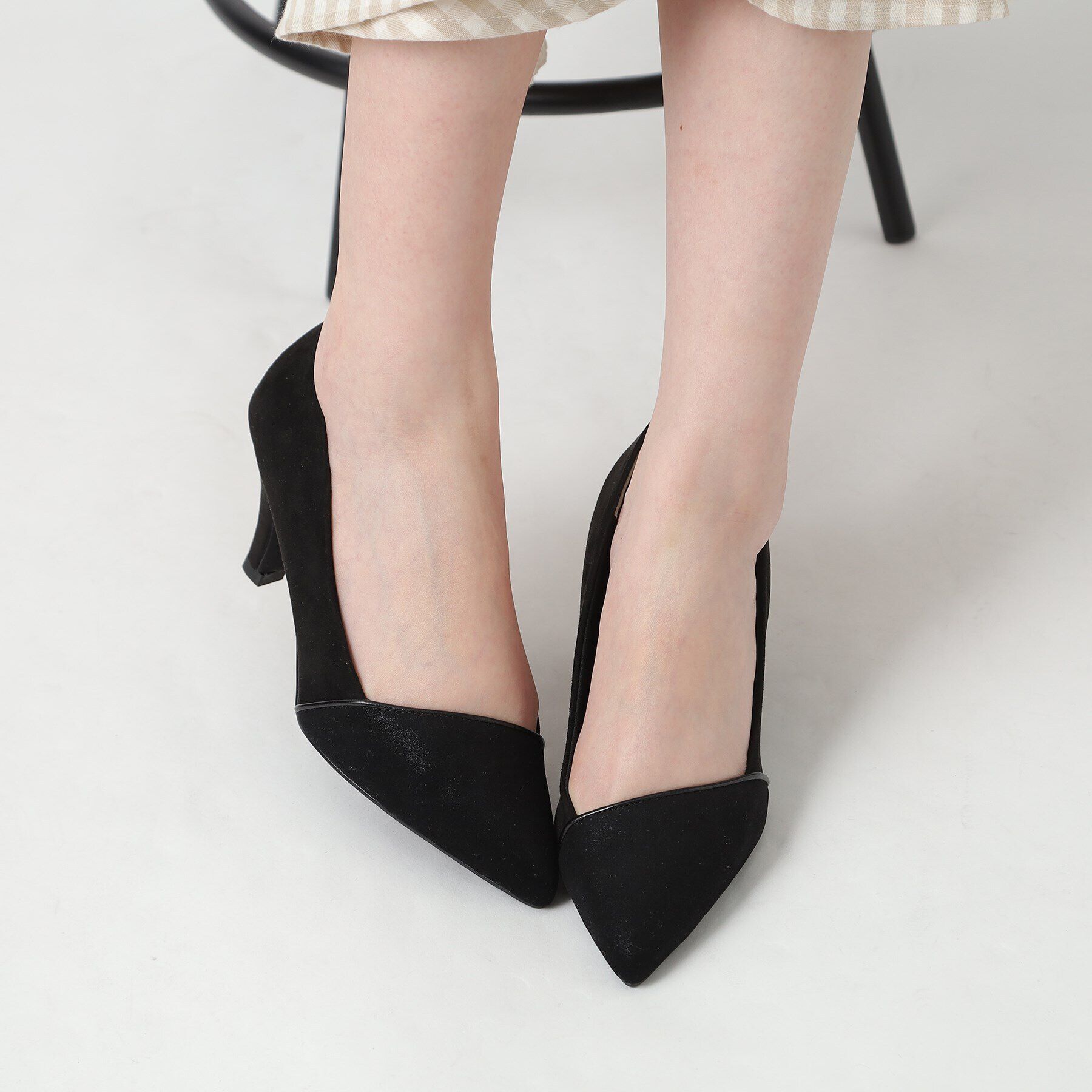 ESPERANZA「配色ポインテッドパンプス 結婚式二次会 パーティー 24SS」|パンプス|