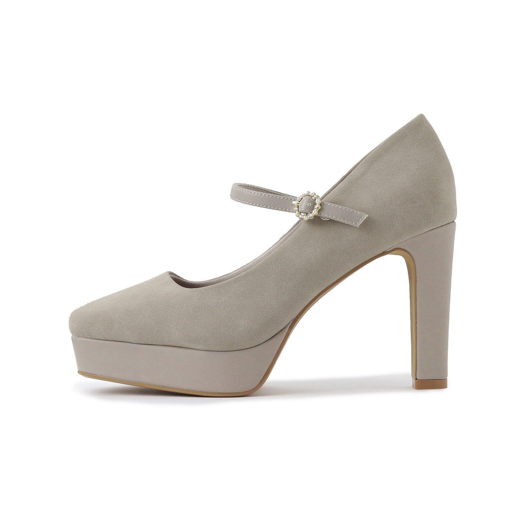 ESPERANZA「スクエアトゥプラットフォームパンプス 結婚式二次会 パーティー24SS」|パンプス|