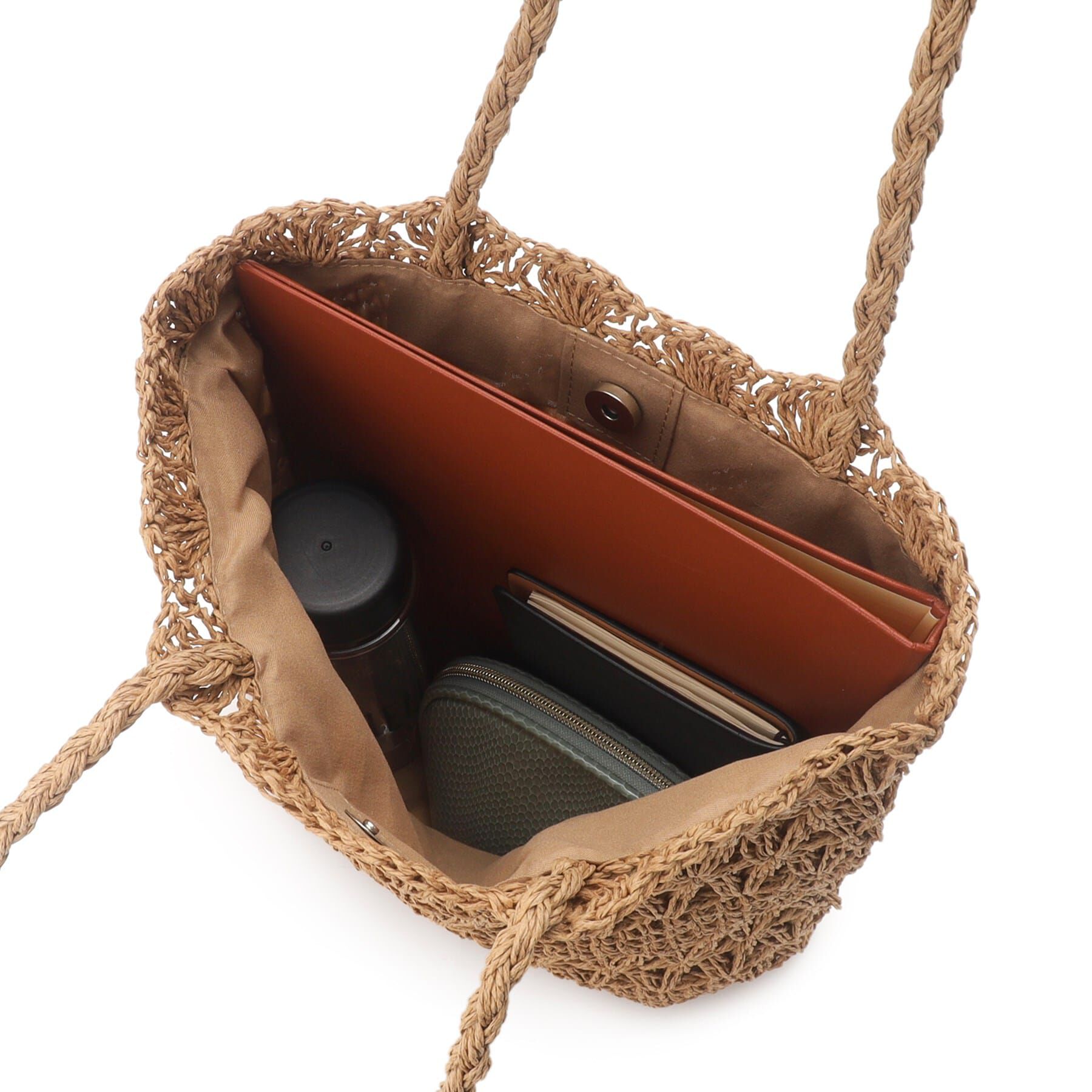 Ober Tashe「フラワーデザインフラットトート」|トートバッグ|