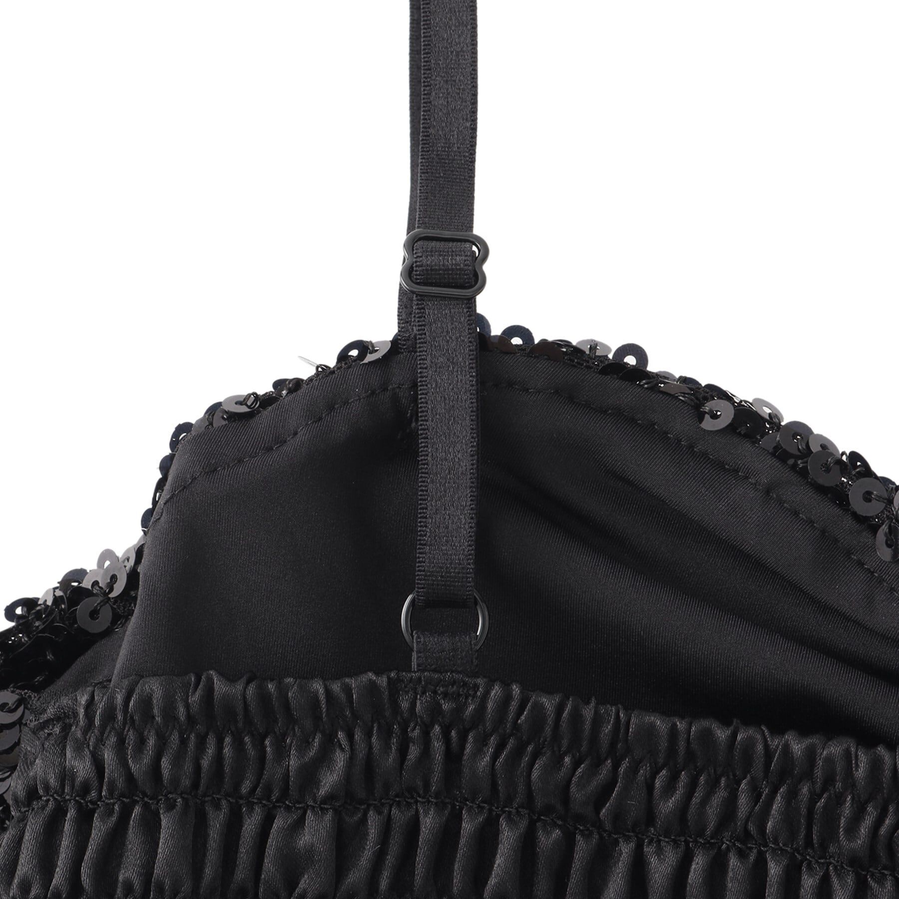 Doll Kiss「カップ付きスパンコールキャミソール」|キャミソール|