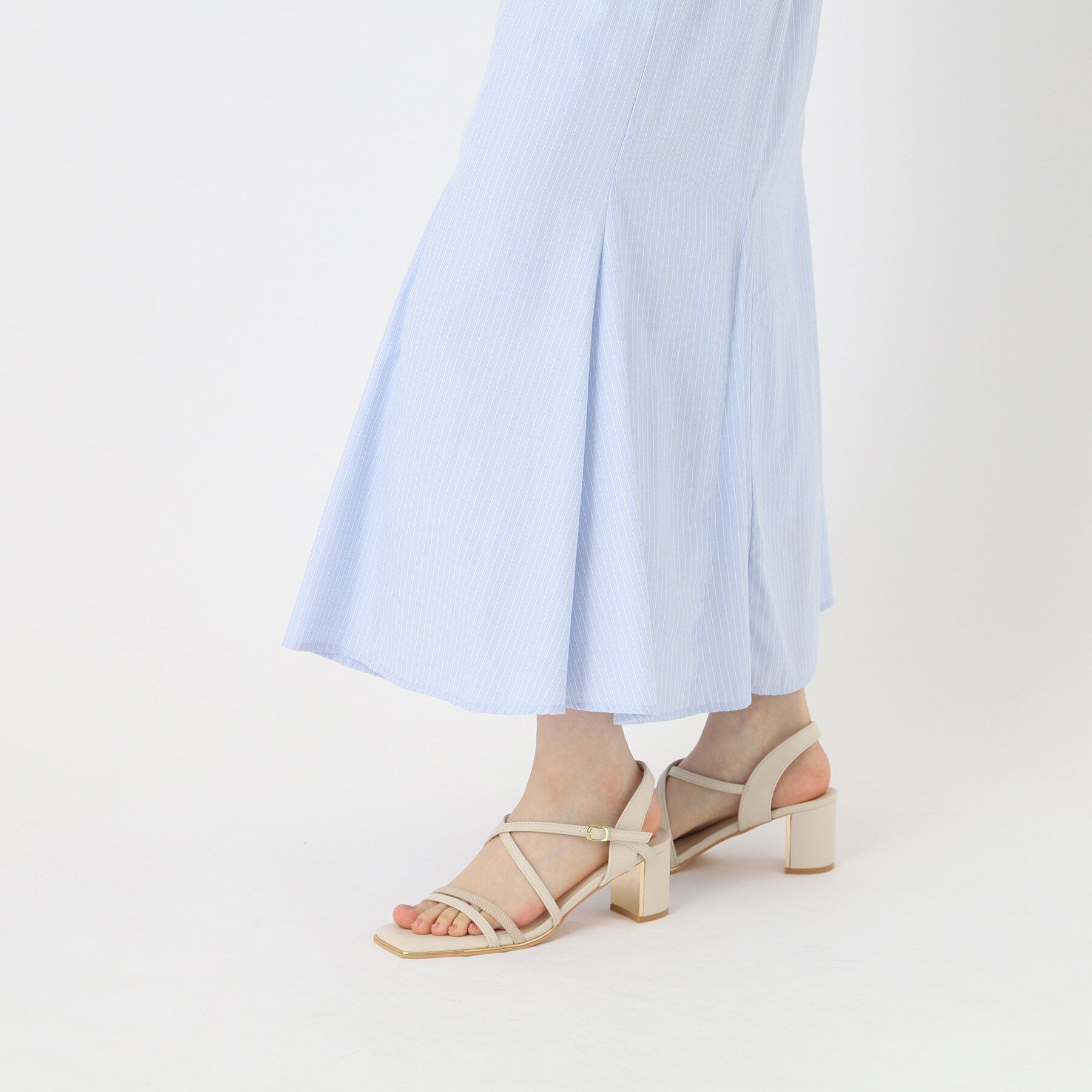 ESPERANZA「プレートヒールクロスベルトサンダル」|サンダル|