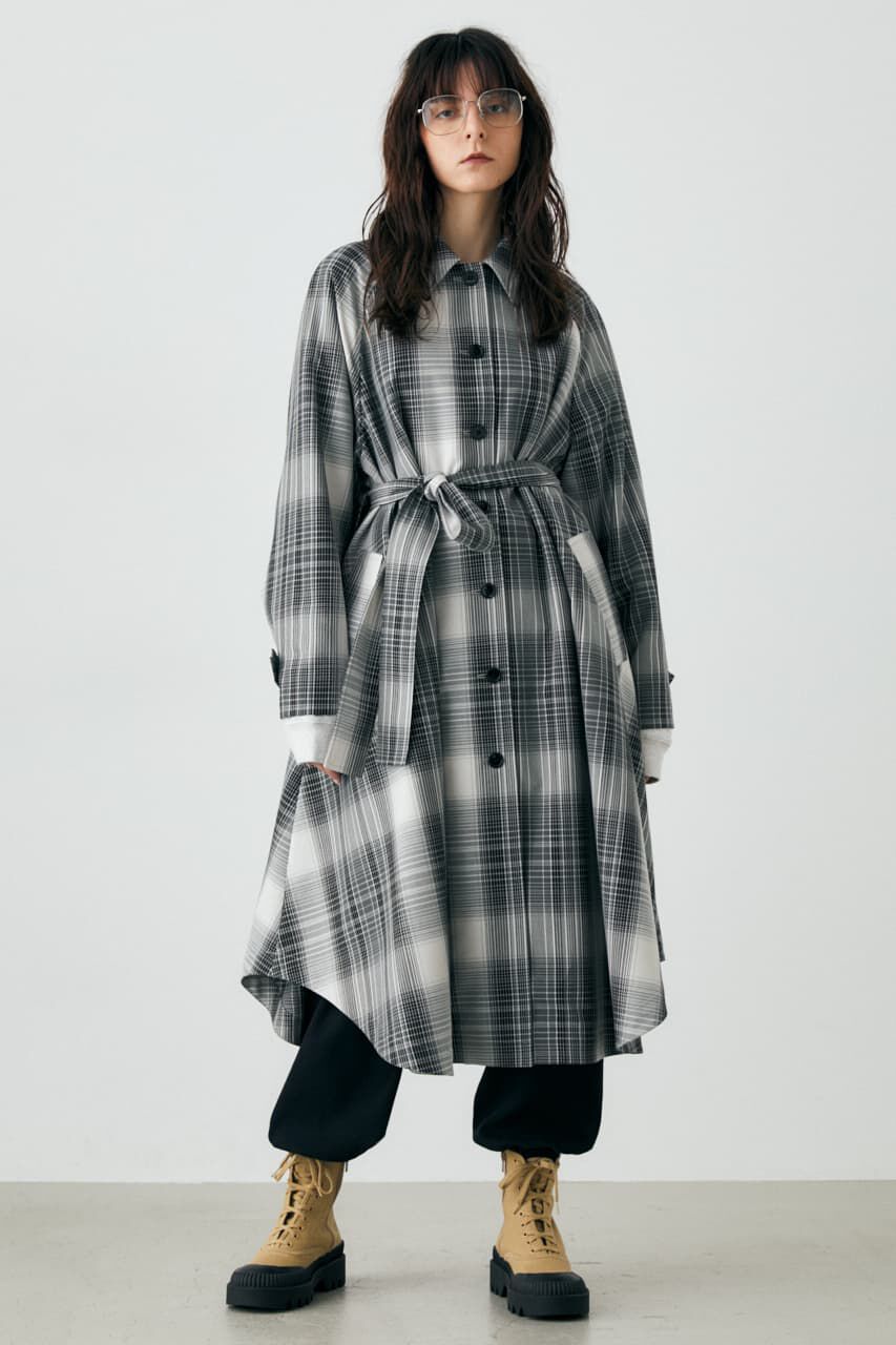 MOUSSY「ROUND HEM FLARE TRENCH コート」|その他|