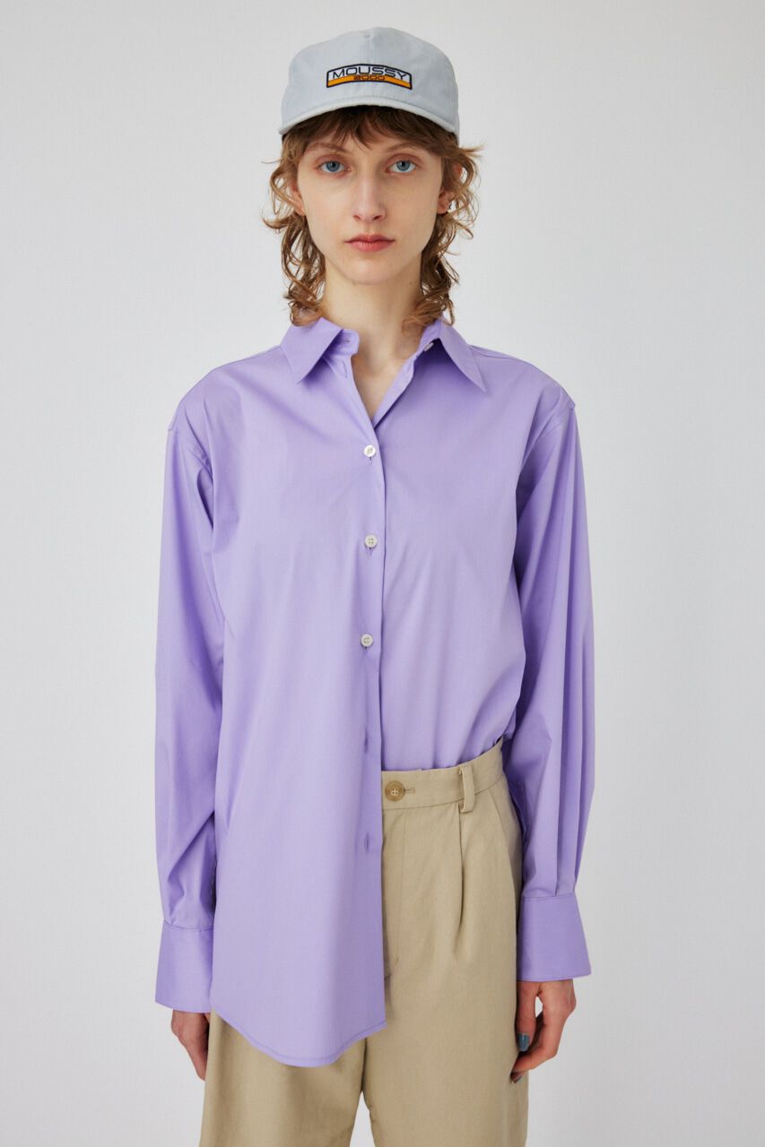 MOUSSY「COLOR BACK SLIT シャツ」|シャツ・ブラウス|PUR