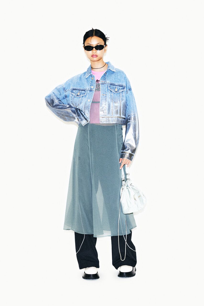 MOUSSY「SWITCHING SLIP ドレス」|ワンピース|