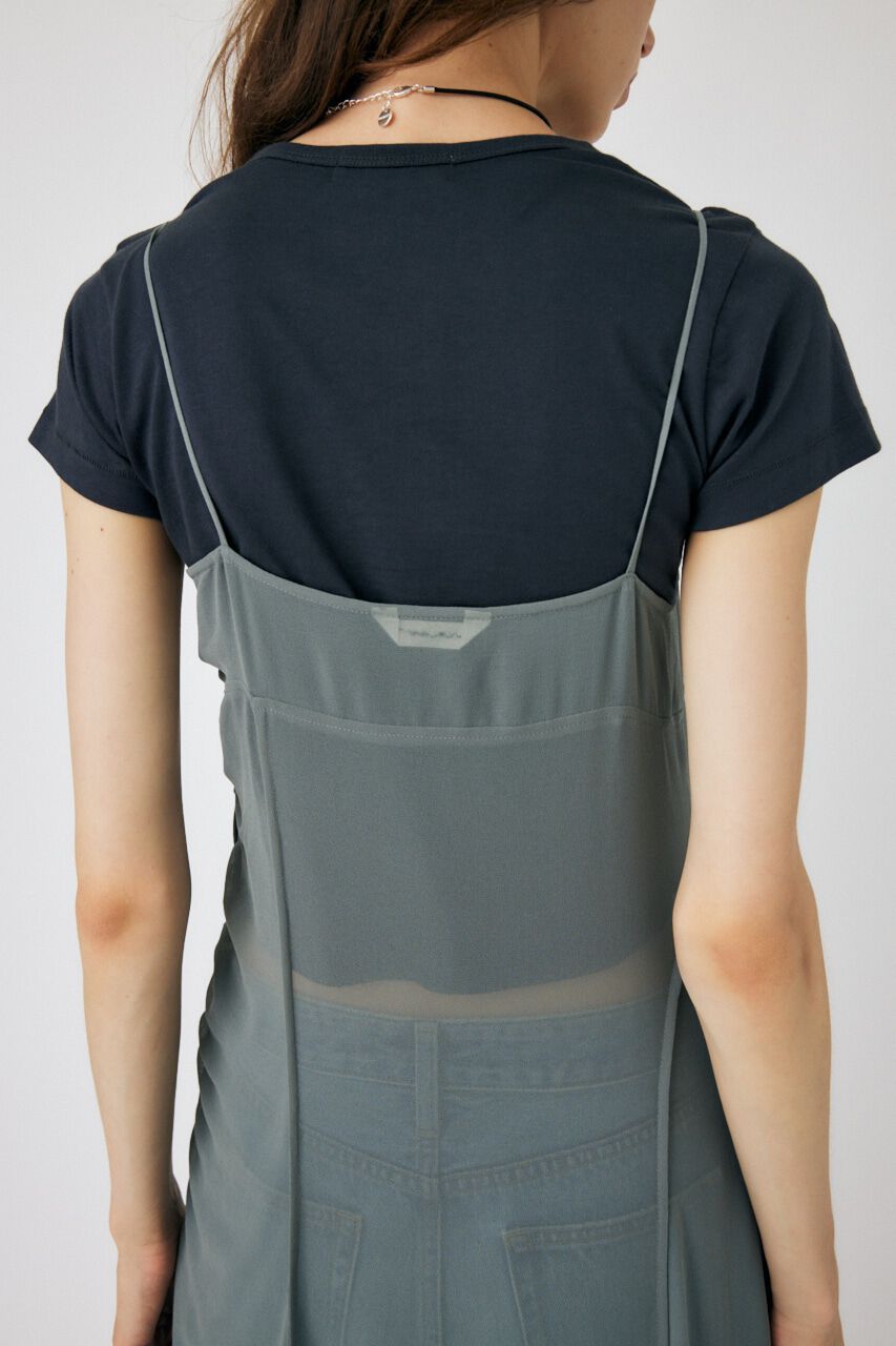 MOUSSY「SWITCHING SLIP ドレス」|ワンピース|