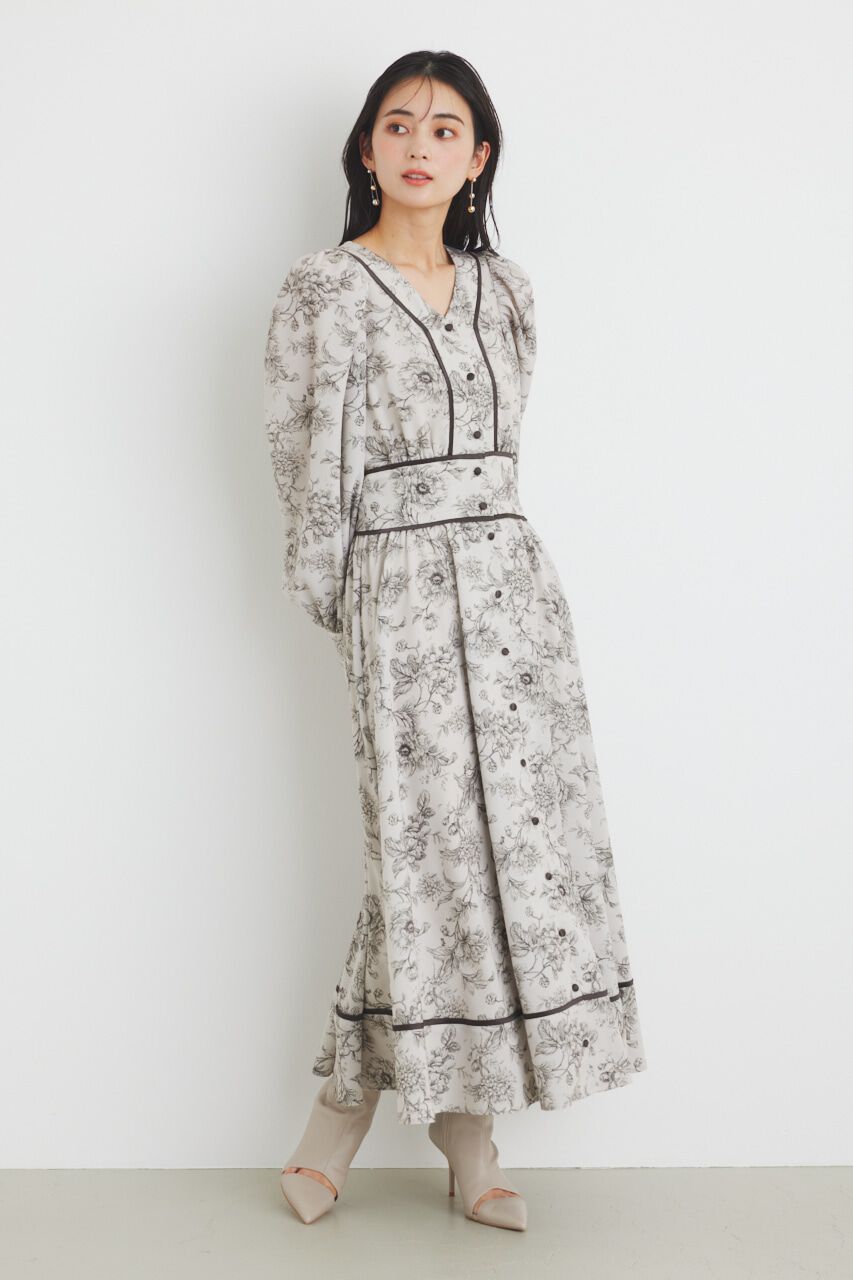 rienda「パイピングデザインフレアOP」|ワンピース|