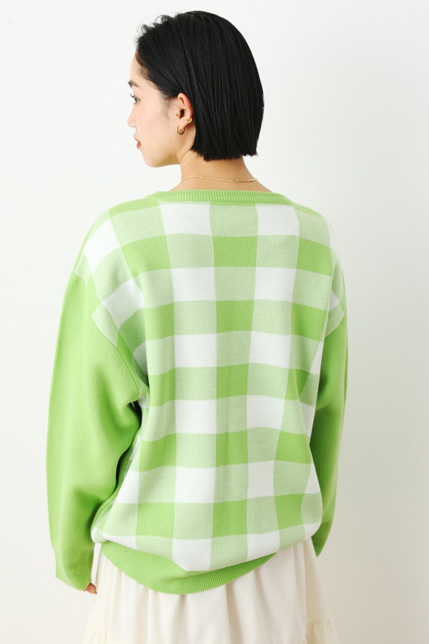 RODEO CROWNS「バックアソートパターンニットトップス」|ニット・セーター|