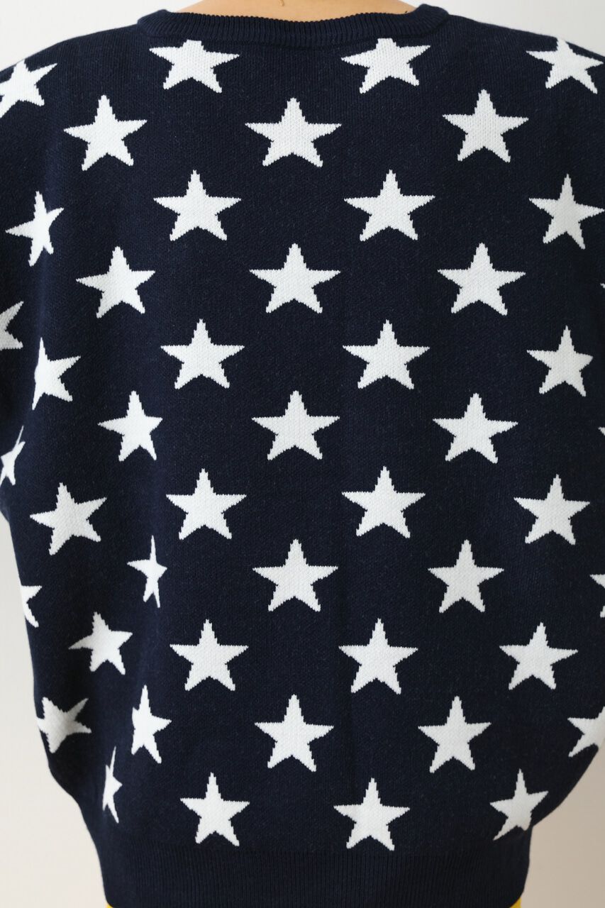 RODEO CROWNS「バックアソートパターンニットトップス」|ニット・セーター|