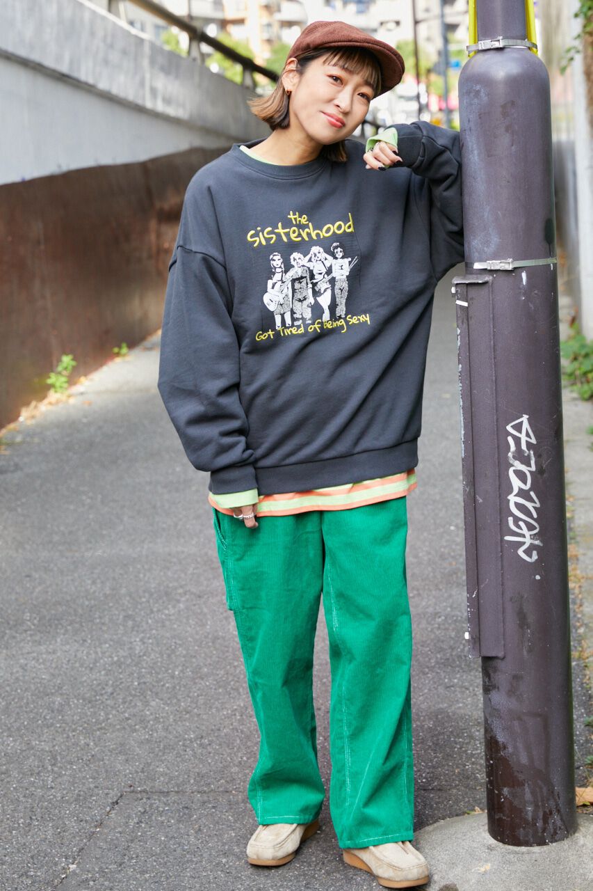 RODEO CROWNS「（WEB限定）sisterhoodクルースウェット」|パーカー|