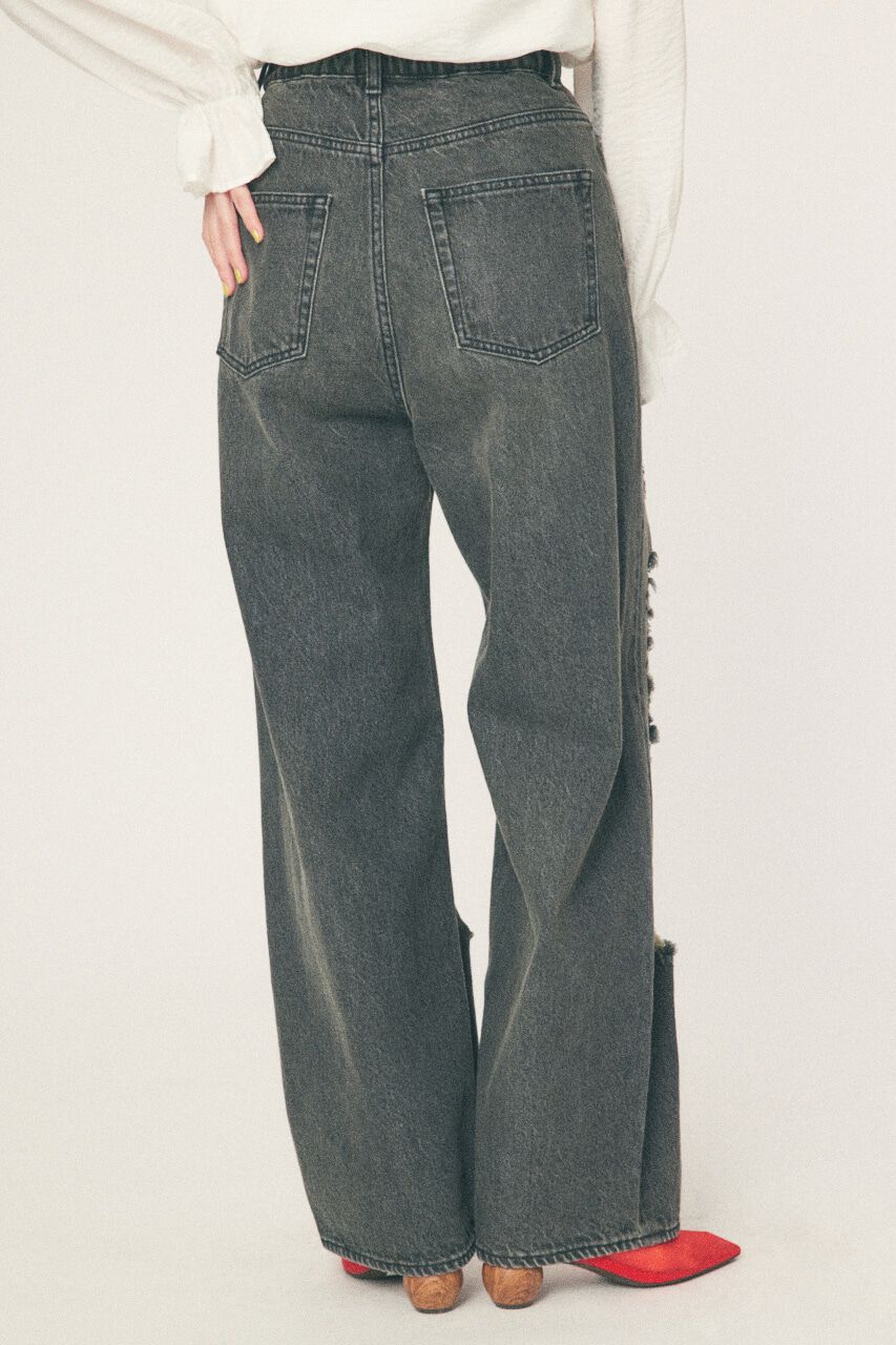 RODEO CROWNS「Hard Crash loose ワイドデニム」|デニム|