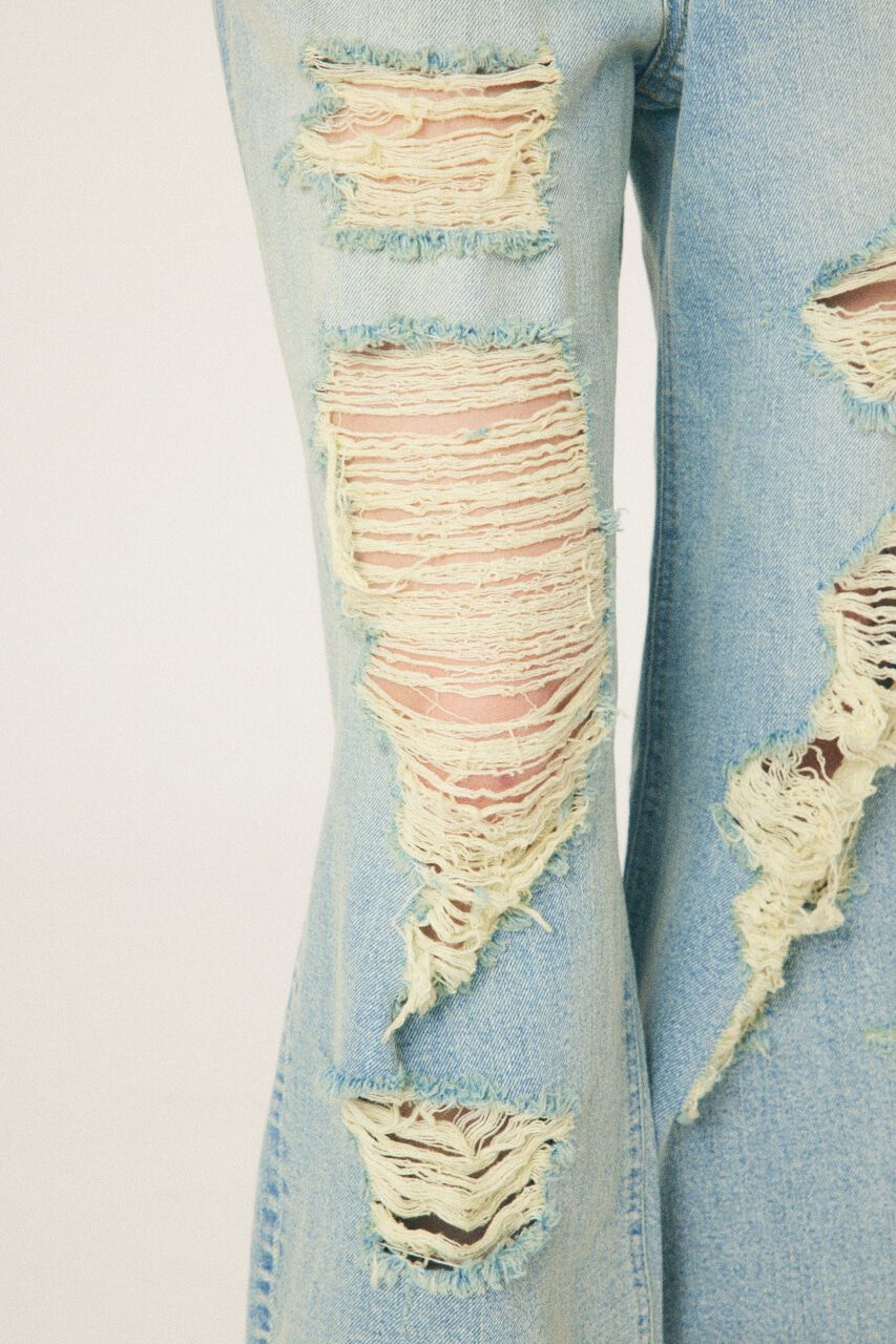 RODEO CROWNS「Hard Crash loose ワイドデニム」|デニム|