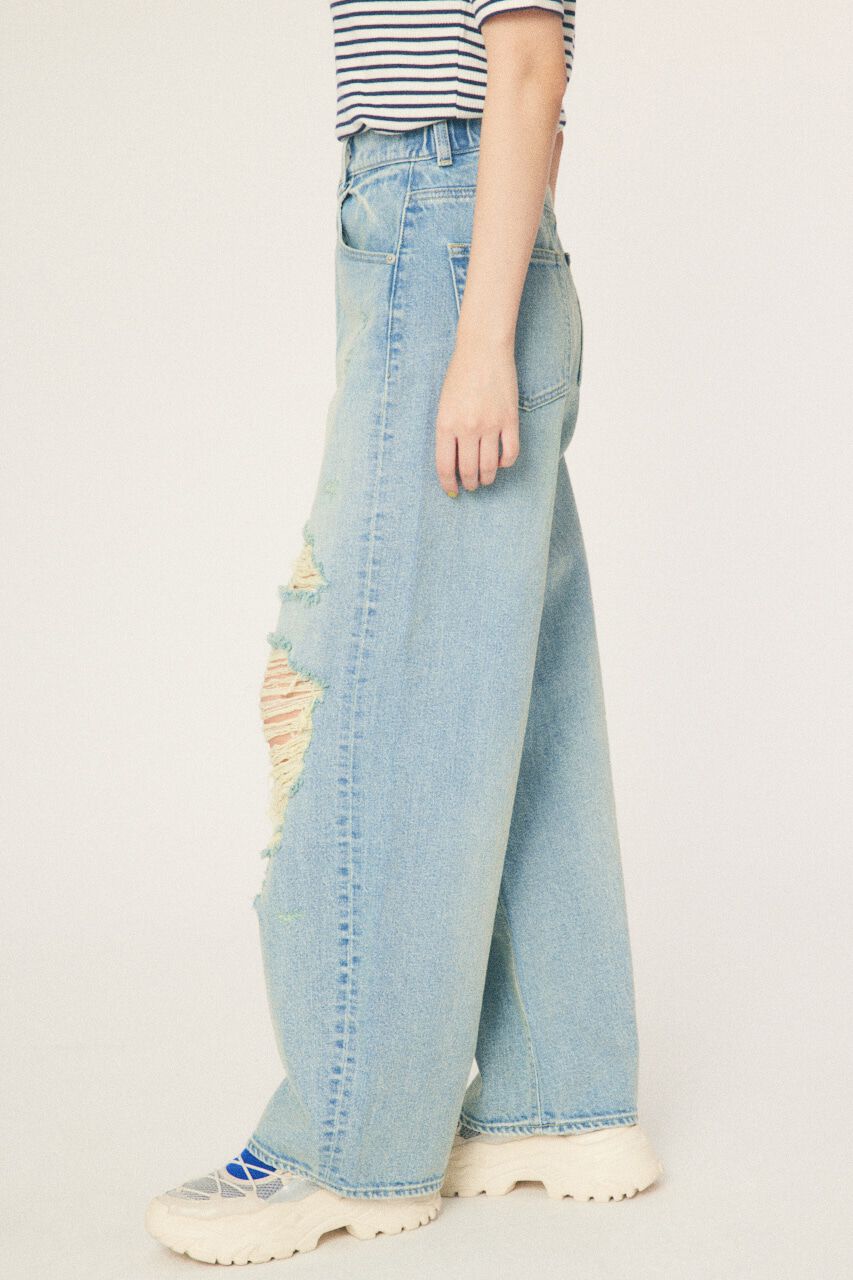 RODEO CROWNS「Hard Crash loose ワイドデニム」|デニム|